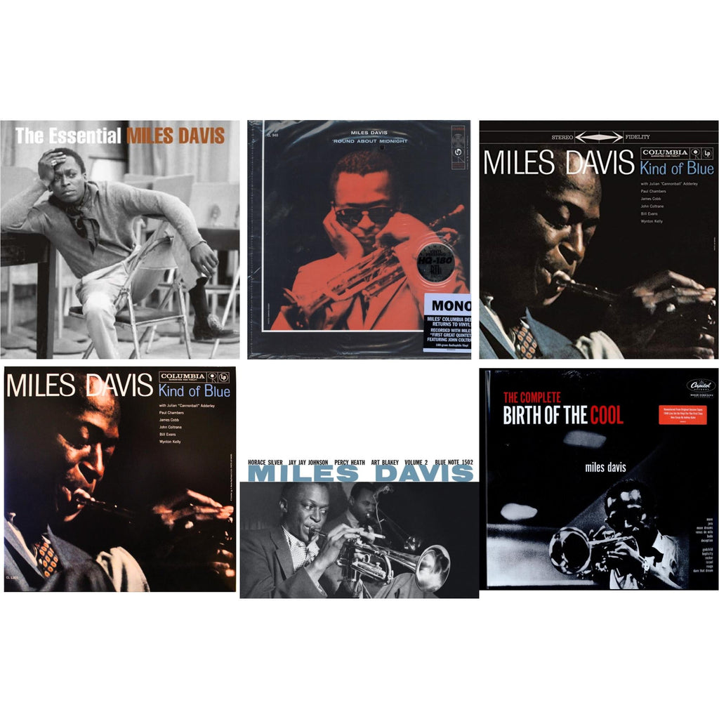 Volume 2 (Blue Note Classic LP Vinyl Series) & Complete Birth Of The Cool (2LP) & Kind Of Blue (180G) & Round About Midnight (180G/Mono) & Kind Of Blue (Mono) & Essential Miles Davis (2LP)