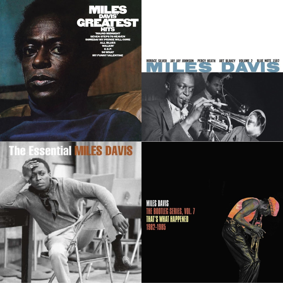 Bootleg Series Vol. 7: That’S What Happened 1982-1985 (2LP/White Vinyl) & Volume 2 (Blue Note Classic LP Vinyl Series) & Essential Miles Davis (2LP) & Greatest Hits (1969) (150G/Dl Code)