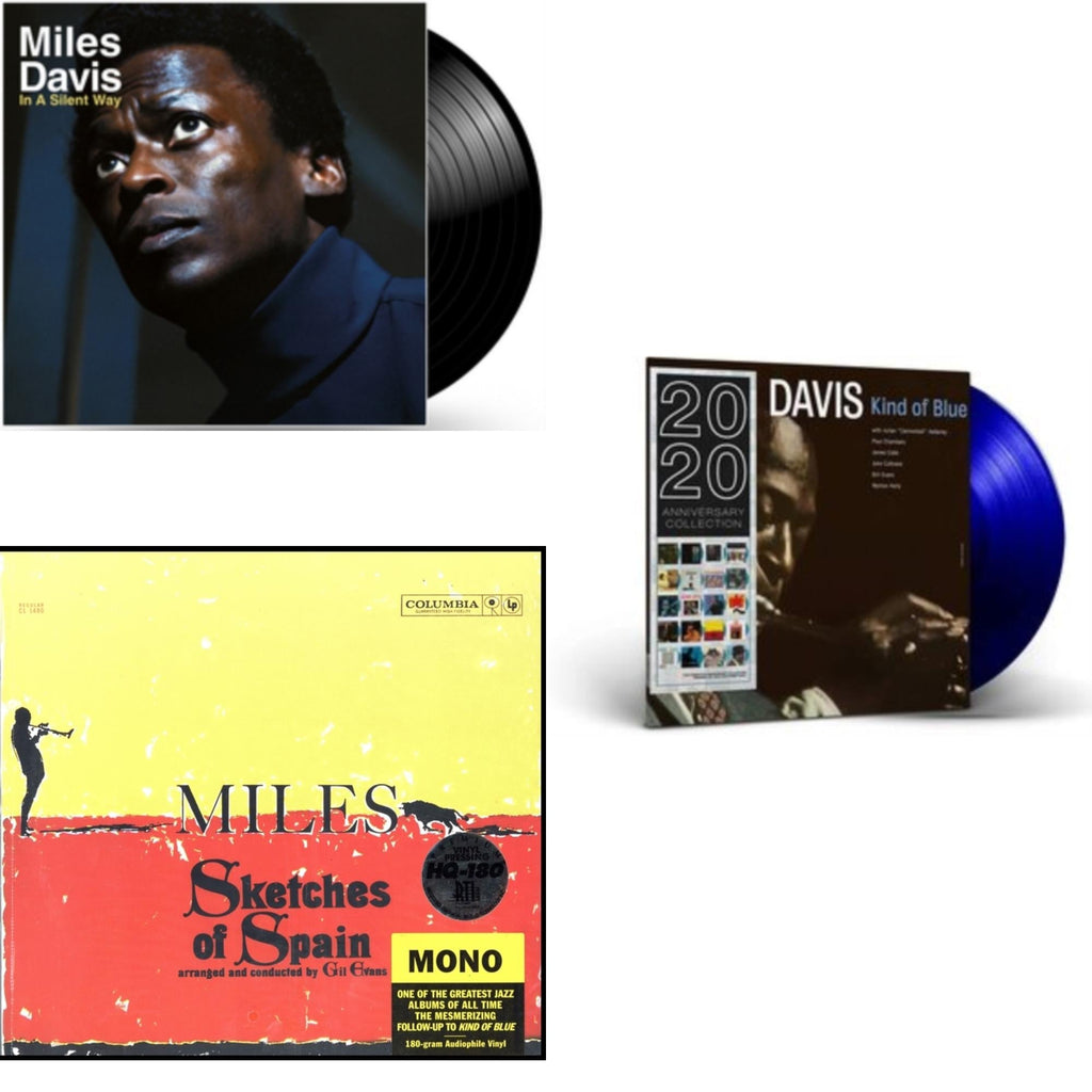 Sketches Of Spain (Mono) & In A Silent Way & Kind Of Blue (Blue LP Vinyl)