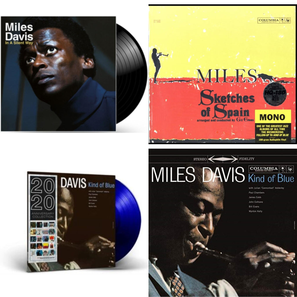Kind Of Blue (180G) & Sketches Of Spain (Mono) & In A Silent Way & Kind Of Blue (Blue LP Vinyl)