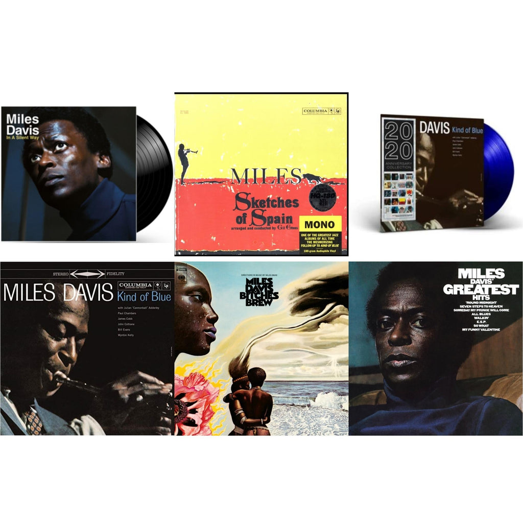 Bitches Brew (2LP/140G) & Kind Of Blue (180G) & Sketches Of Spain (Mono) & In A Silent Way & Kind Of Blue (Blue LP Vinyl) & Greatest Hits (1969) (150G/Dl Code)
