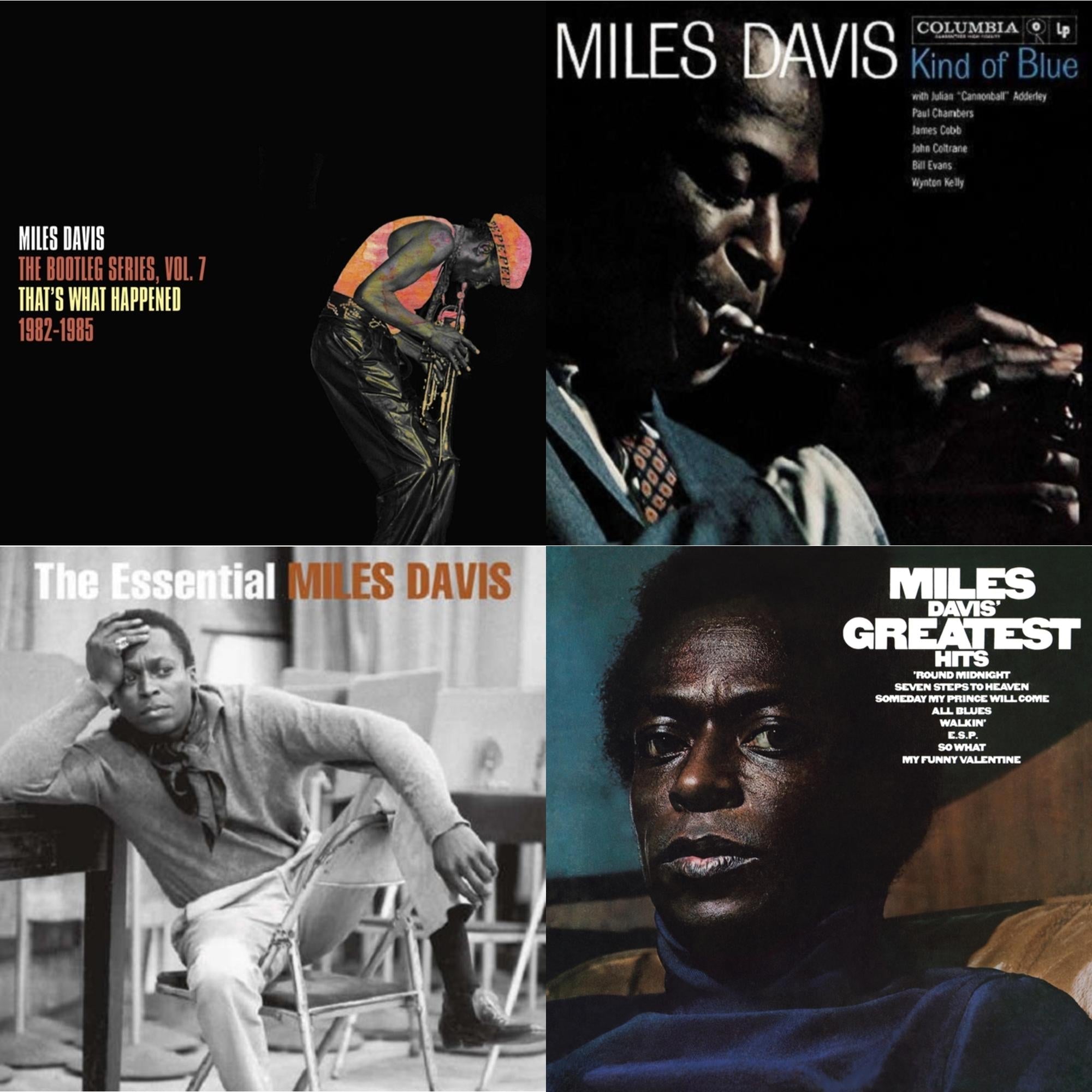Bootleg Series Vol. 7: That’S What Happened 1982-1985 (2LP/White Vinyl) & Kind Of Blue & Essential Miles Davis (2LP) & Greatest Hits (1969) (150G/Dl Code)