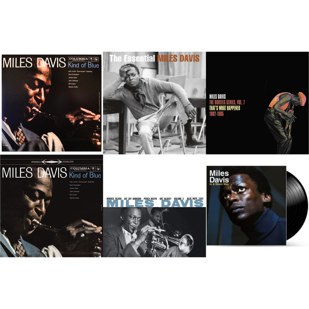 Bootleg Series Vol. 7: That’S What Happened 1982-1985 (2LP/White Vinyl) & Volume 2 (Blue Note Classic LP Vinyl Series) & Kind Of Blue (180G) & In A Silent Way & Kind Of Blue (Mono) & Essential Miles Davis (2LP)