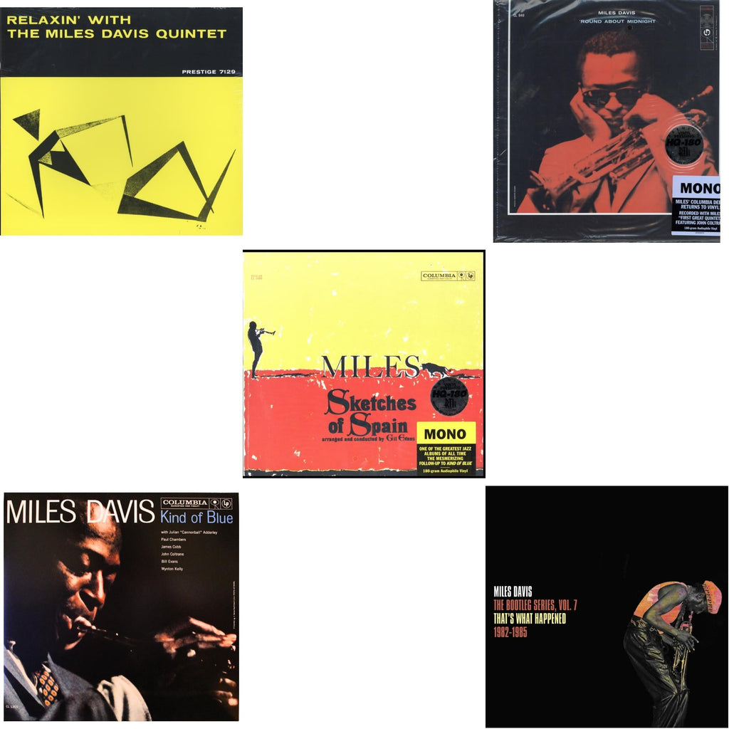 Relaxin With The Miles Davis Quintet & Bootleg Series Vol. 7: That’S What Happened 1982-1985 (2LP/White Vinyl) & Sketches Of Spain (Mono) & Round About Midnight (180G/Mono) & Kind Of Blue (Mono)