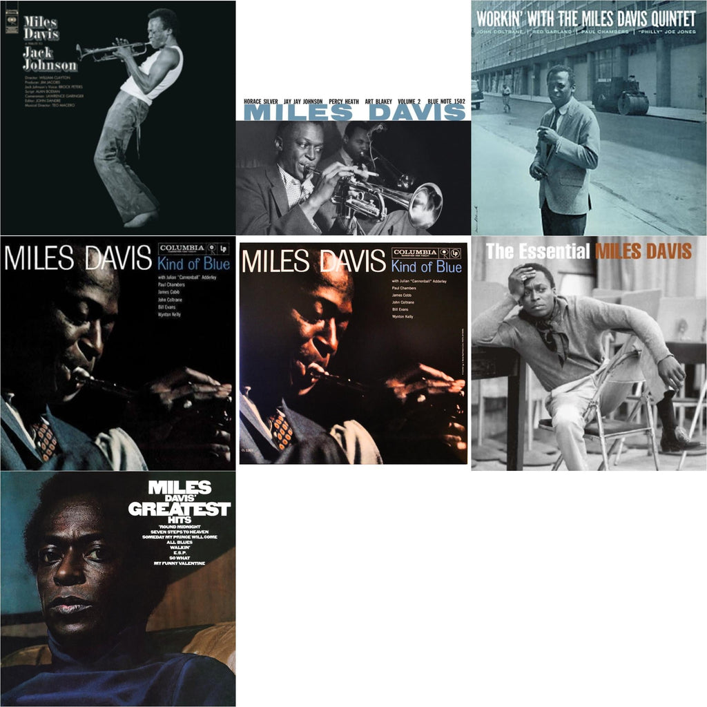 Tribute To Jack Johnson (140G/Dl Insert) & Volume 2 (Blue Note Classic LP Vinyl Series) & Workin With The Miles Davis Quintet & Kind Of Blue & Kind Of Blue (Mono) & Essential Miles Davis (2LP) & Greatest Hits (1969) (150G/Dl Code)