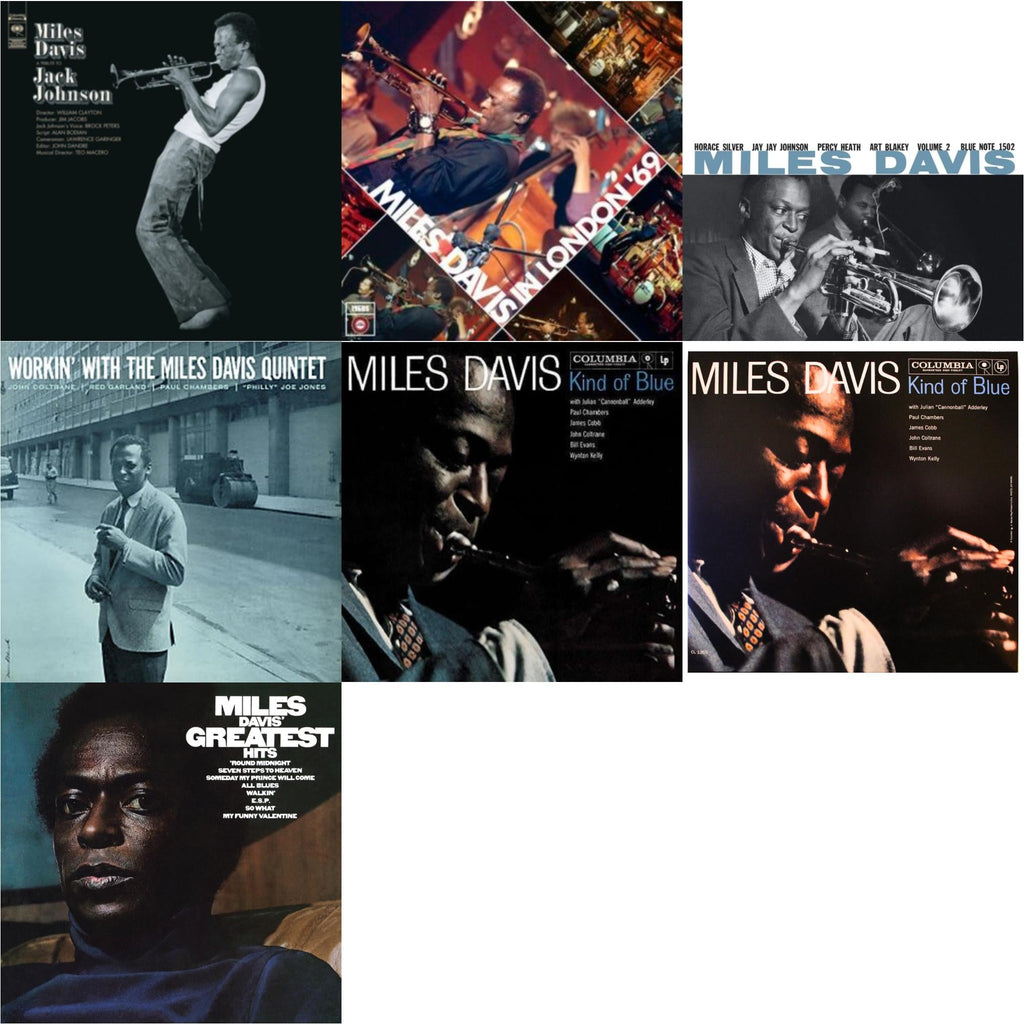 Tribute To Jack Johnson (140G/Dl Insert) & Live At Ronnie Scott's 1969 & Volume 2 (Blue Note Classic LP Vinyl Series) & Workin With The Miles Davis Quintet & Kind Of Blue & Kind Of Blue (Mono) & Greatest Hits (1969) (150G/Dl Code)