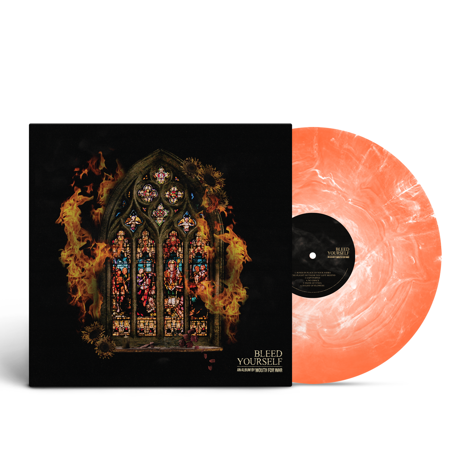 Mouth For War - Bleed Yourself Creamsicle Vinyl Record