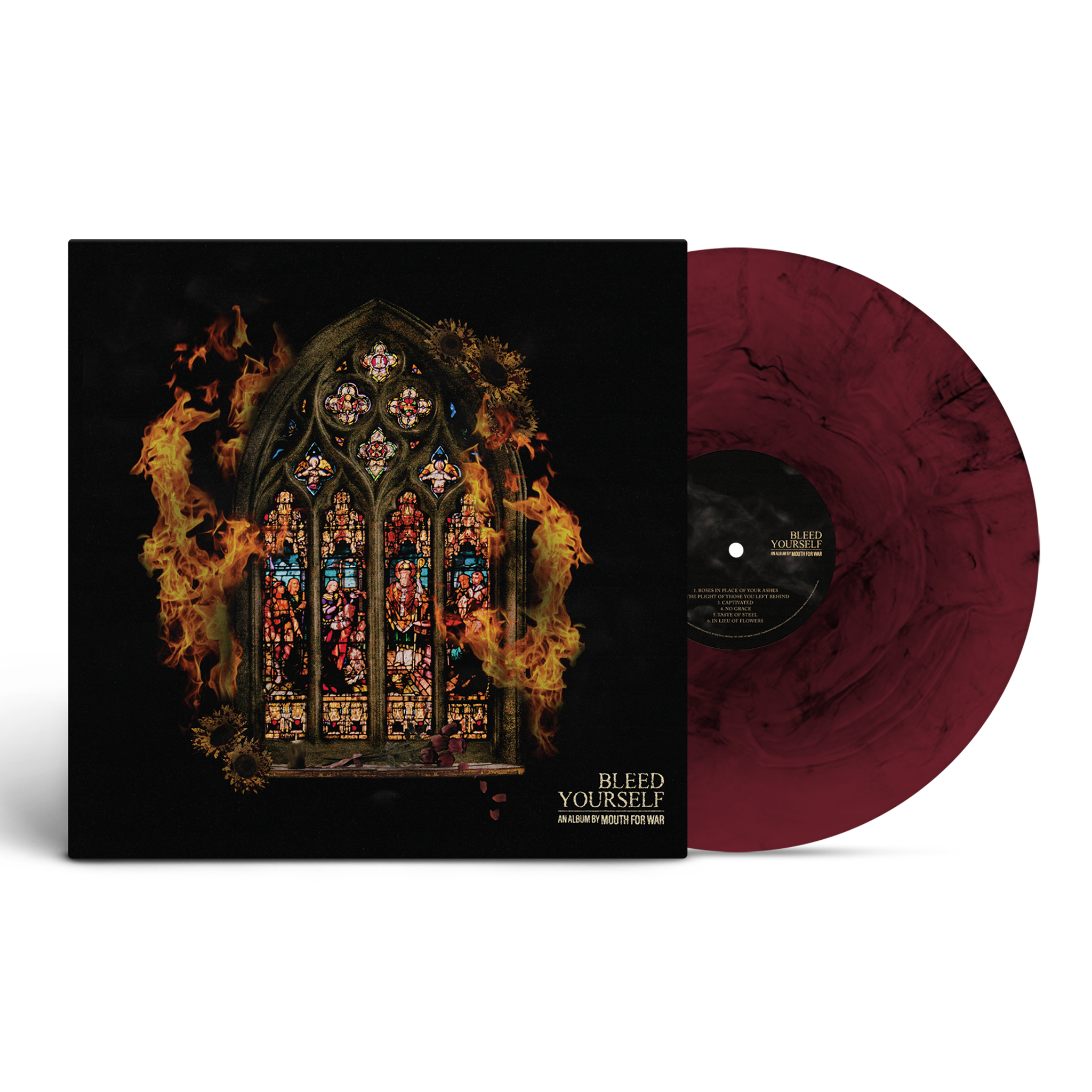 Mouth For War - Bleed Yourself Marble Vinyl Record
