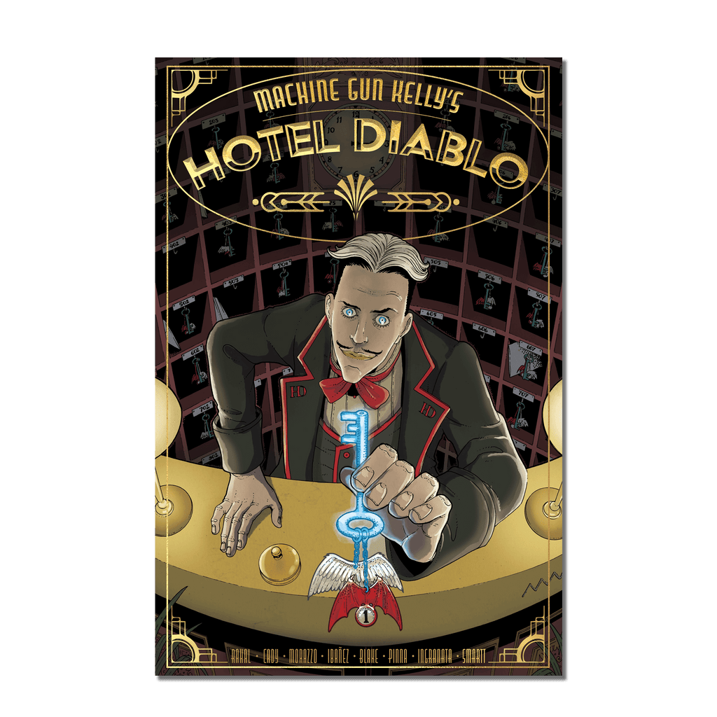 Machine Gun Kelly's Hotel Diablo Graphic Novel - Hardcover Book