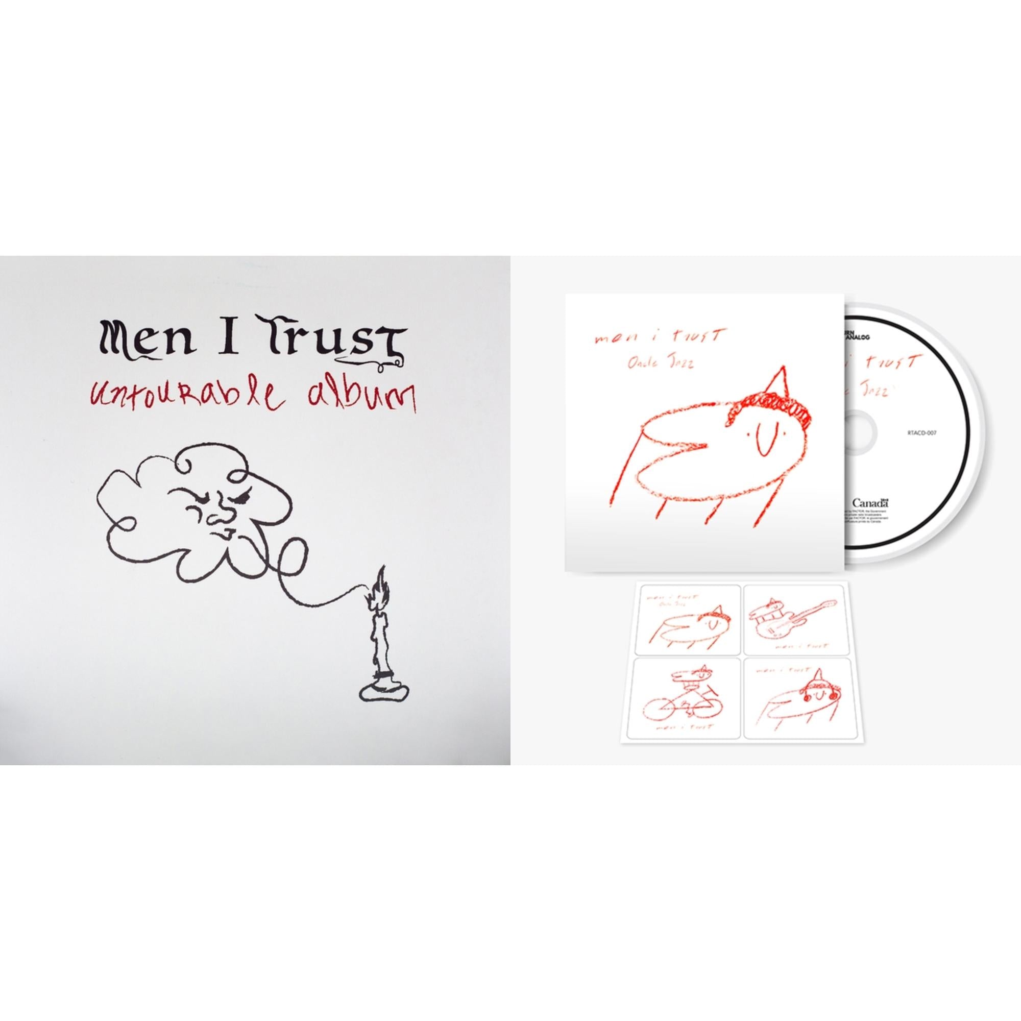 Men I Trust - Oncle Jazz & Japan Untourable Album - CD Bundle