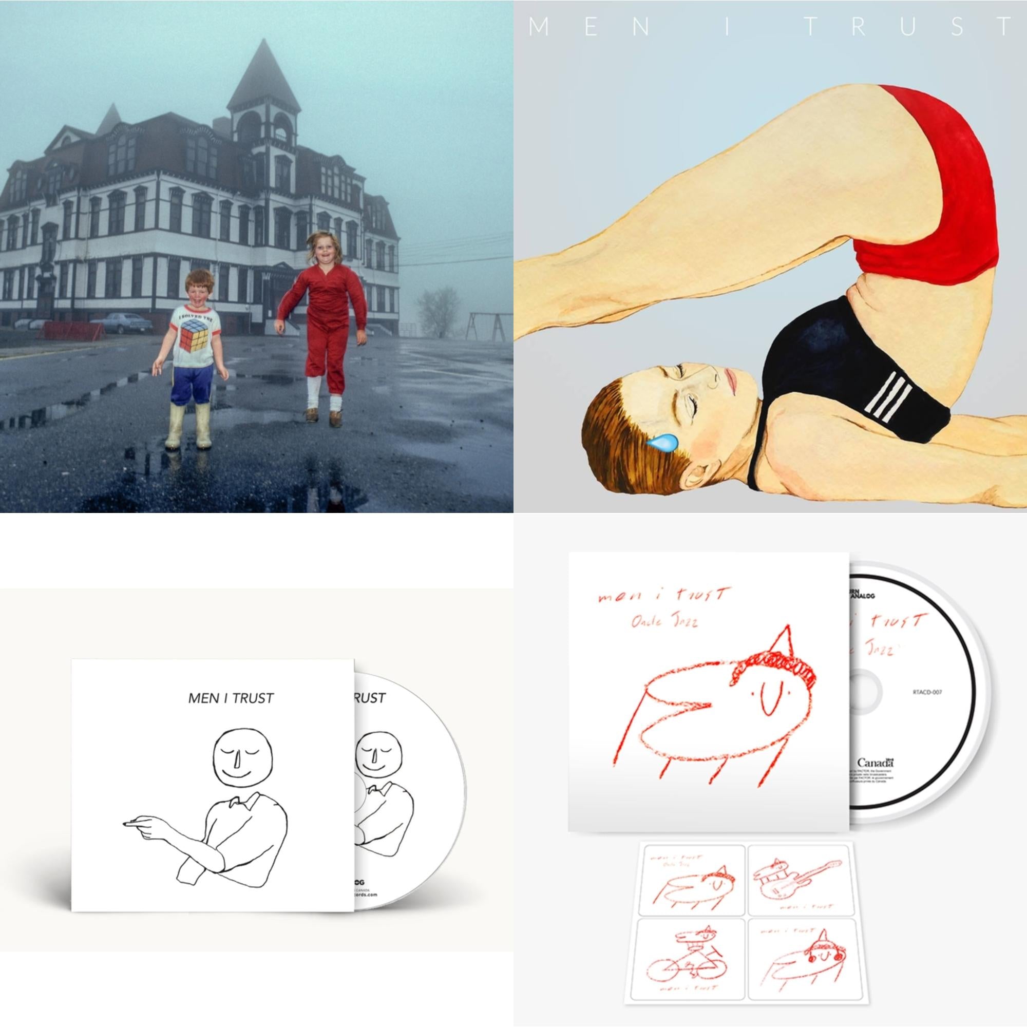 Men I Trust - Untourable Album & Headroom & S/T & Oncle Jazz - CD Bundle