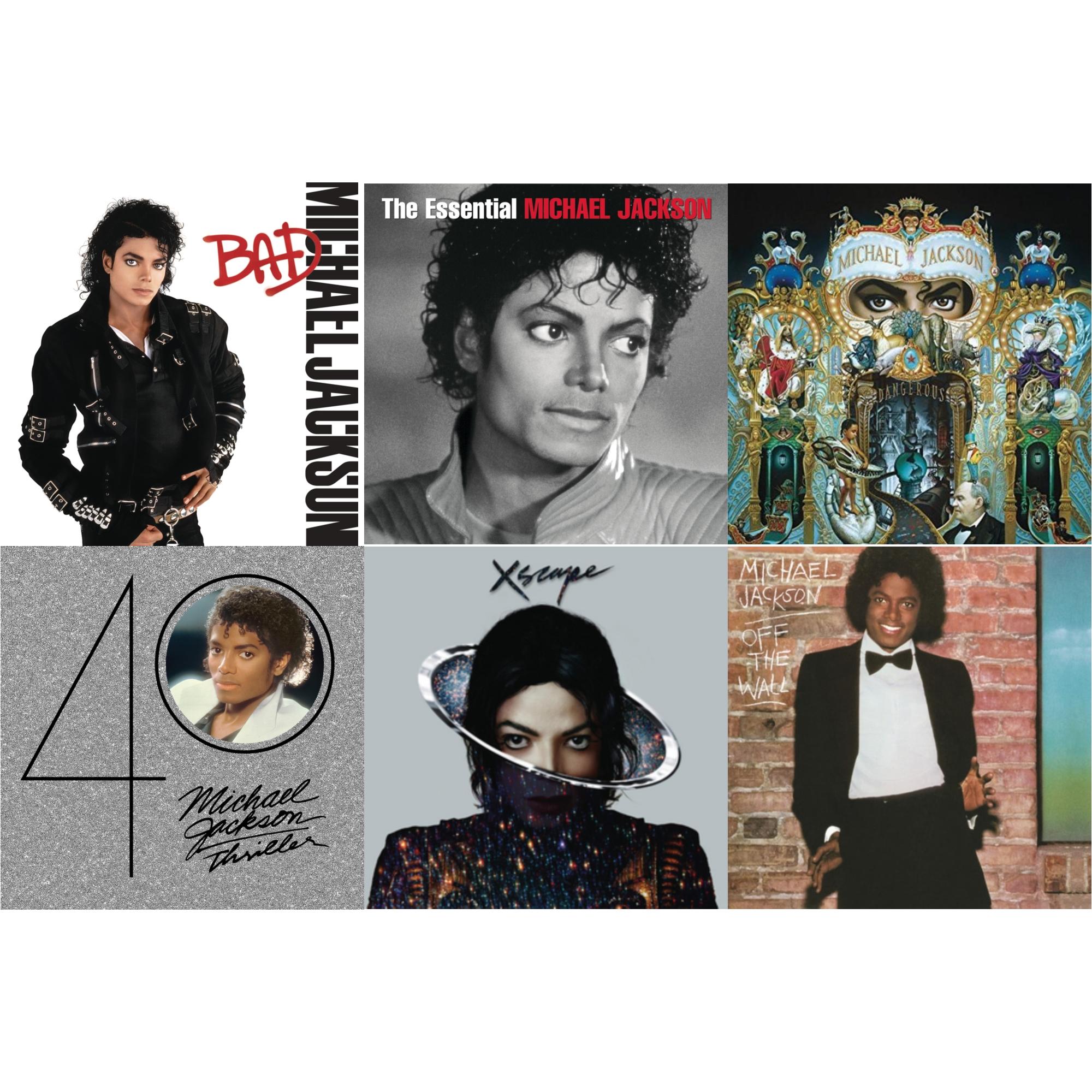 Michael Jackson - Bad & Essential Michael Jackson & Dangerous & Thriller (40Th Anniversary/2CD) & Xscape & Off The Wall