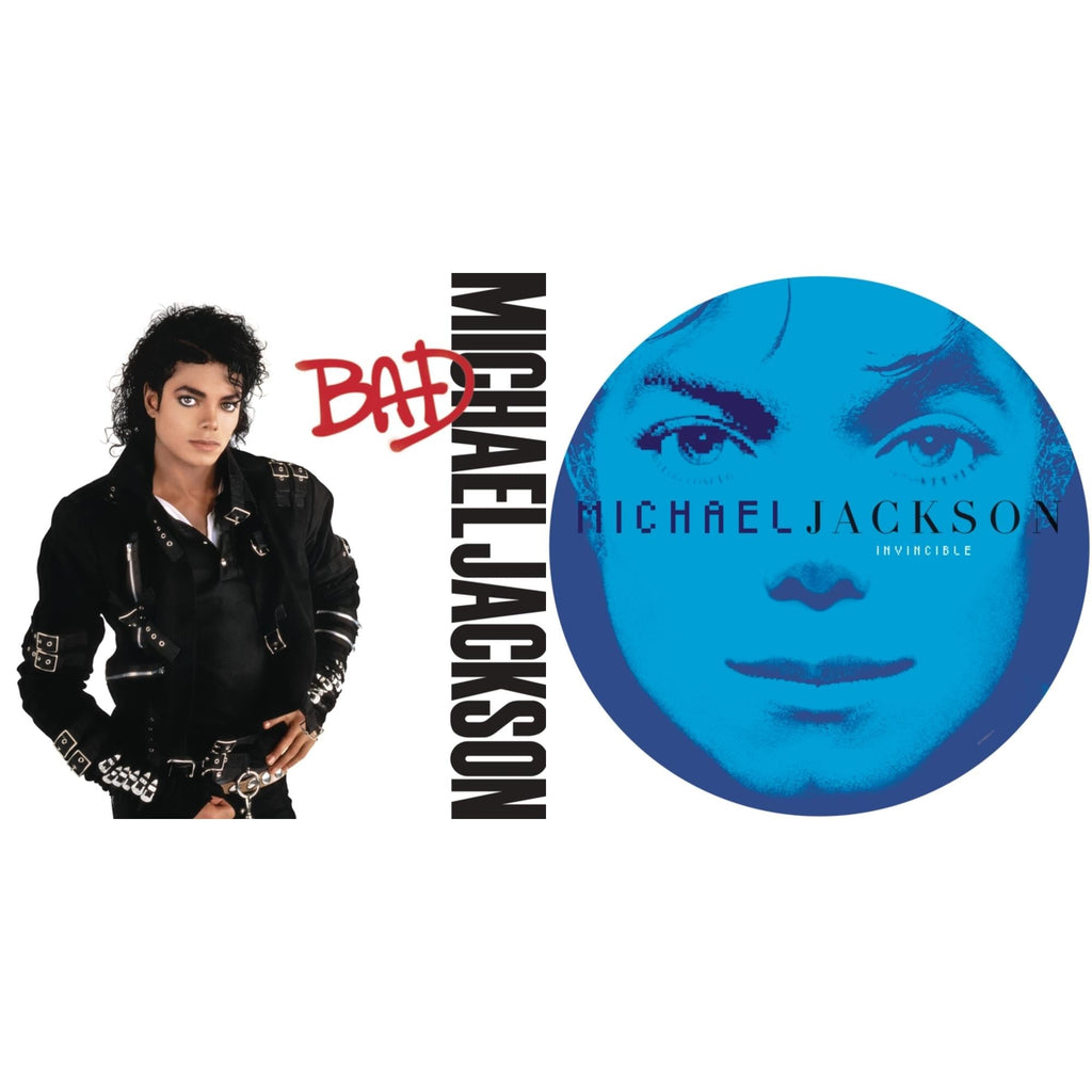 Michael Jackson - Invincible (2LP/Picture Disc) & Bad (140G/Gatefold)