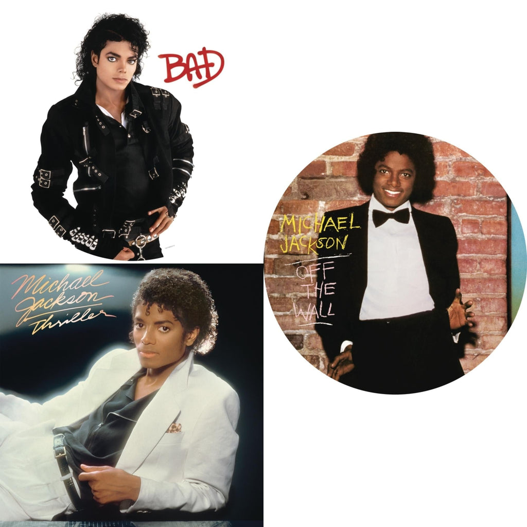 Off The Wall (Picture Disc) & Bad (Picture Disc) & Thriller (140G/Gatefold)