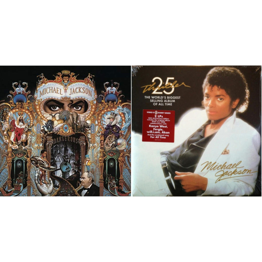Michael Jackson - Thriller (25Th Anniversary Edition/2LP/180G/Gatefold) & Dangerous (180G/2LP)