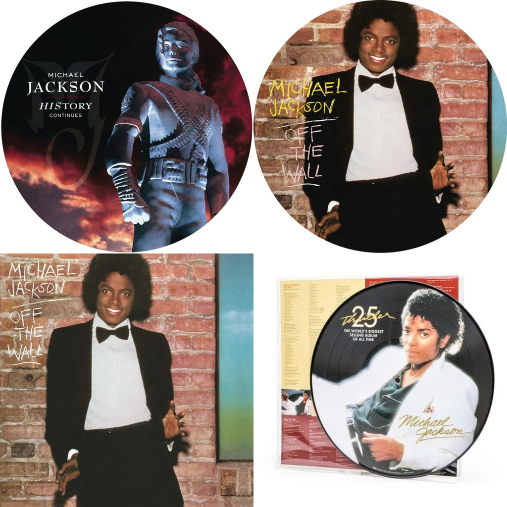 Off The Wall (Picture Disc) & History: Continues (2LP/Picture Disc) & Thriller (Picture Disc) & Off The Wall (140G/Gatefold)