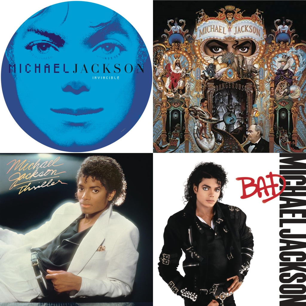 Invincible (2LP/Picture Disc) & Dangerous (180G/2LP) & Thriller (140G/Gatefold) & Bad (140G/Gatefold)