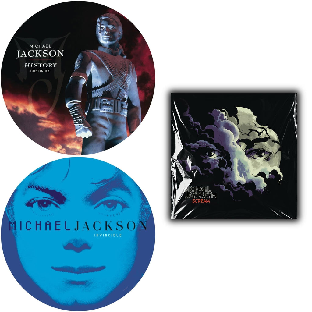 History: Continues (2LP/Picture Disc) & Invincible (2LP/Picture Disc) & Michael Jackson - Scream (2LP) (New LP Vinyl)