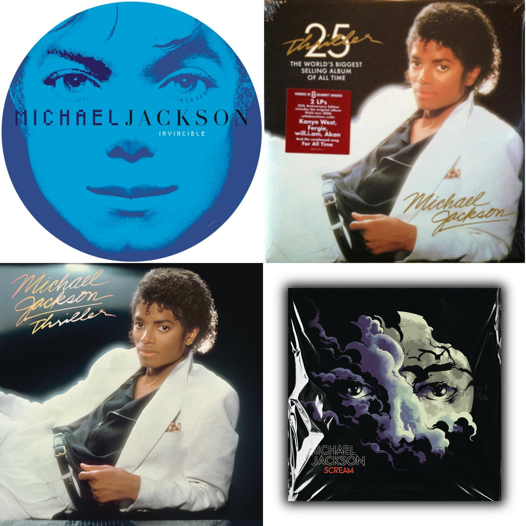 Invincible (2LP/Picture Disc) & Thriller (25Th Anniversary Edition/2LP/180G/Gatefold) & Thriller (140G/Gatefold) & Michael Jackson - Scream (2LP) (New LP Vinyl)