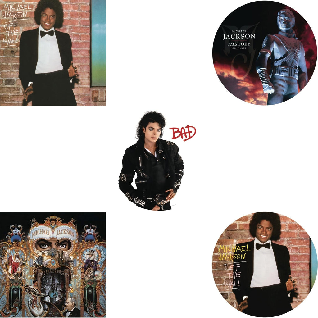 Off The Wall (Picture Disc) & Bad (Picture Disc) & History: Continues (2LP/Picture Disc) & Dangerous (180G/2LP) & Off The Wall (140G/Gatefold)