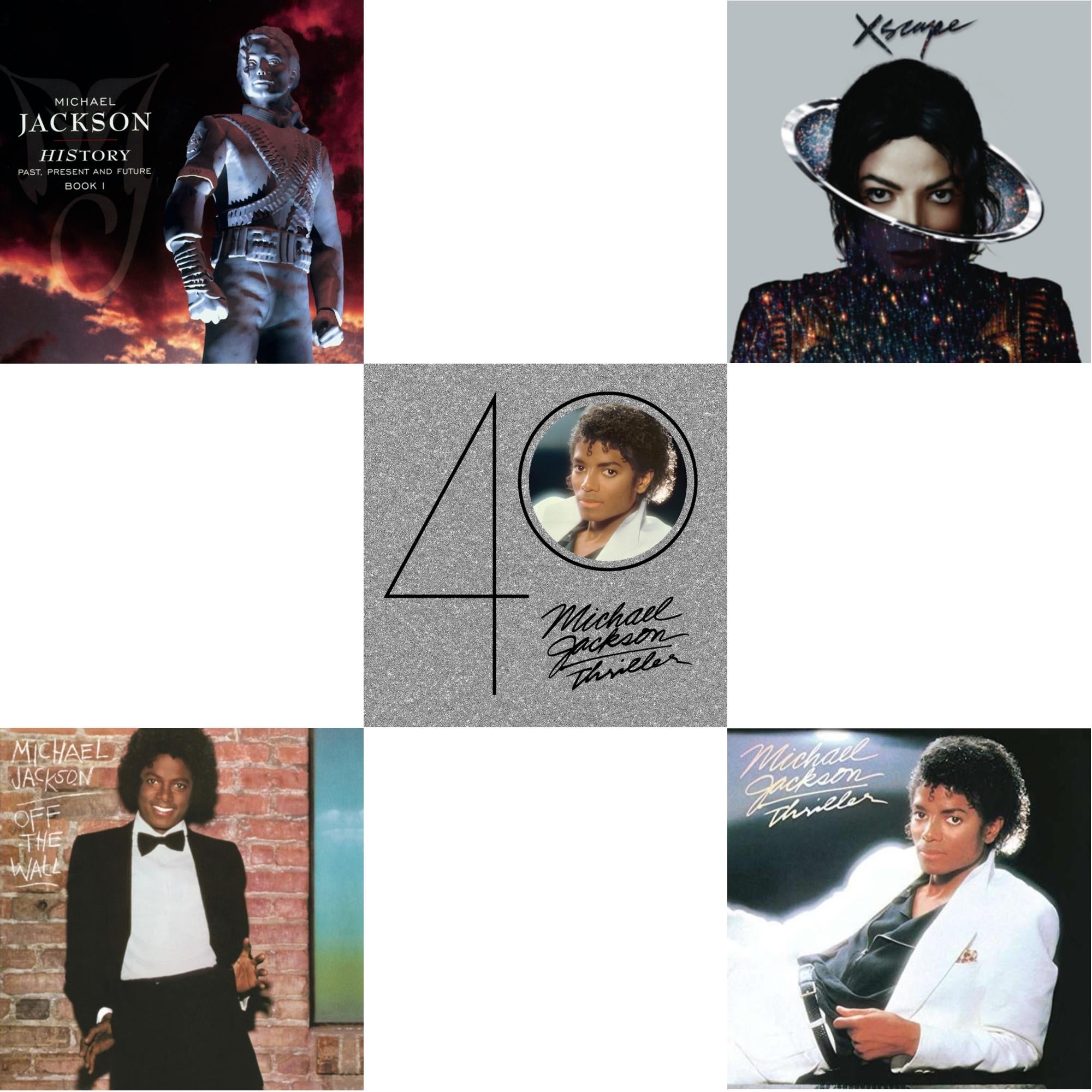 History: Past Present & Future Book 1 & Off The Wall & Thriller (40Th Anniversary/2CD) & Xscape & Thriller
