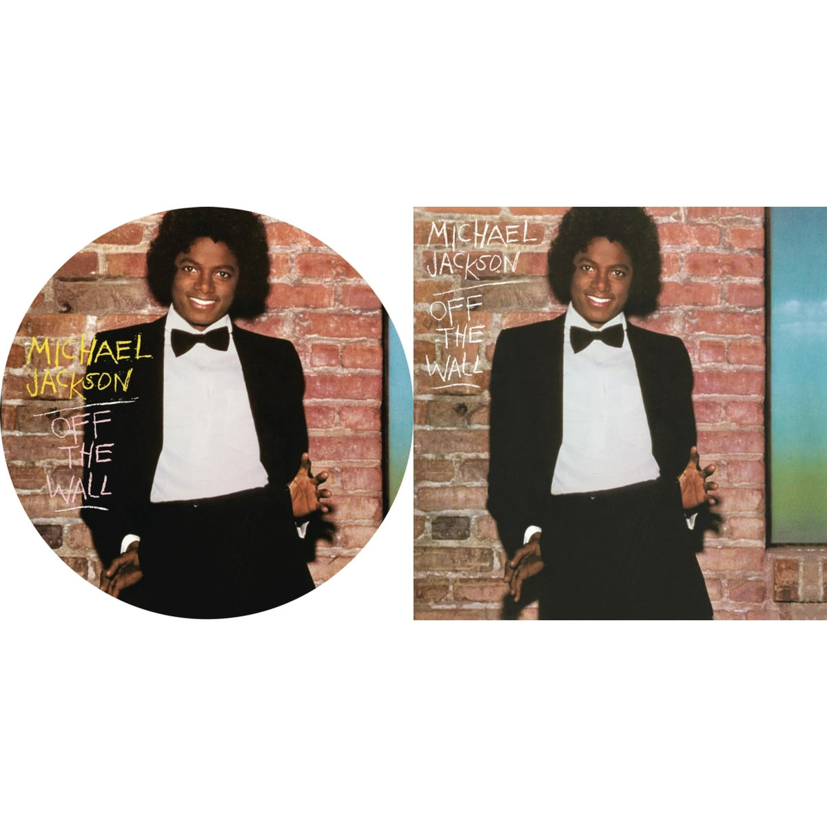 Michael Jackson - Off The Wall (Picture Disc) & Off The Wall (140G/Gatefold) - LP Vinyl Bundle