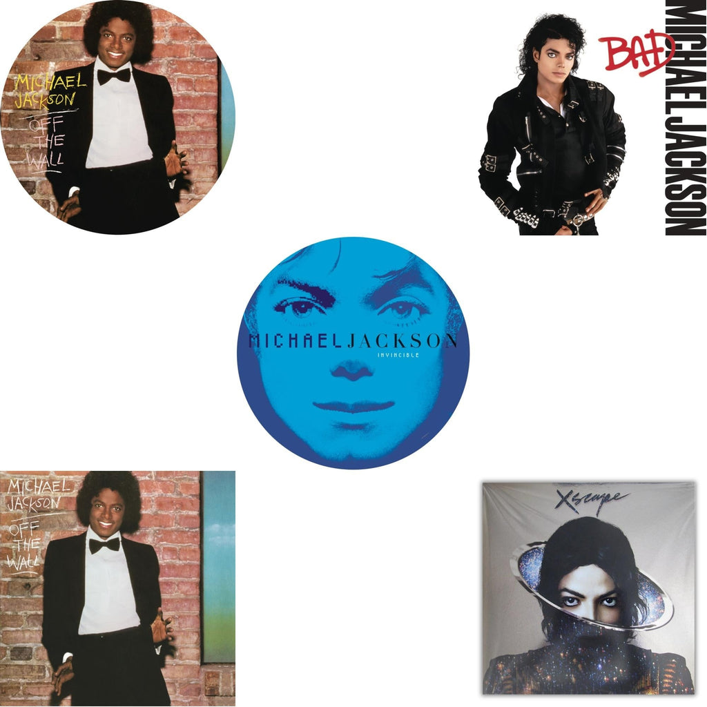 Off The Wall (Picture Disc) & Invincible (2LP/Picture Disc) & Xscape & Bad (140G/Gatefold) & Off The Wall (140G/Gatefold)
