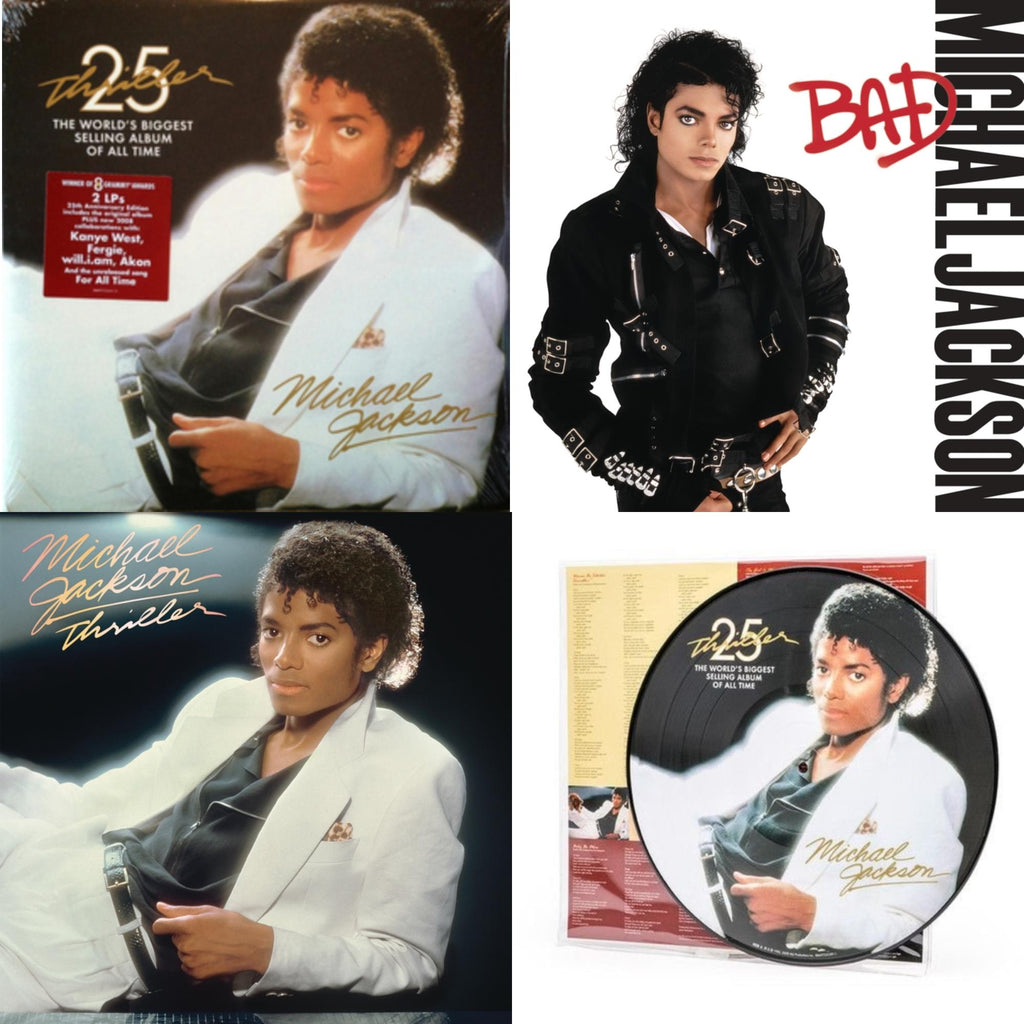 Thriller (25Th Anniversary Edition/2LP/180G/Gatefold) & Thriller (Picture Disc) & Thriller (140G/Gatefold) & Bad (140G/Gatefold)