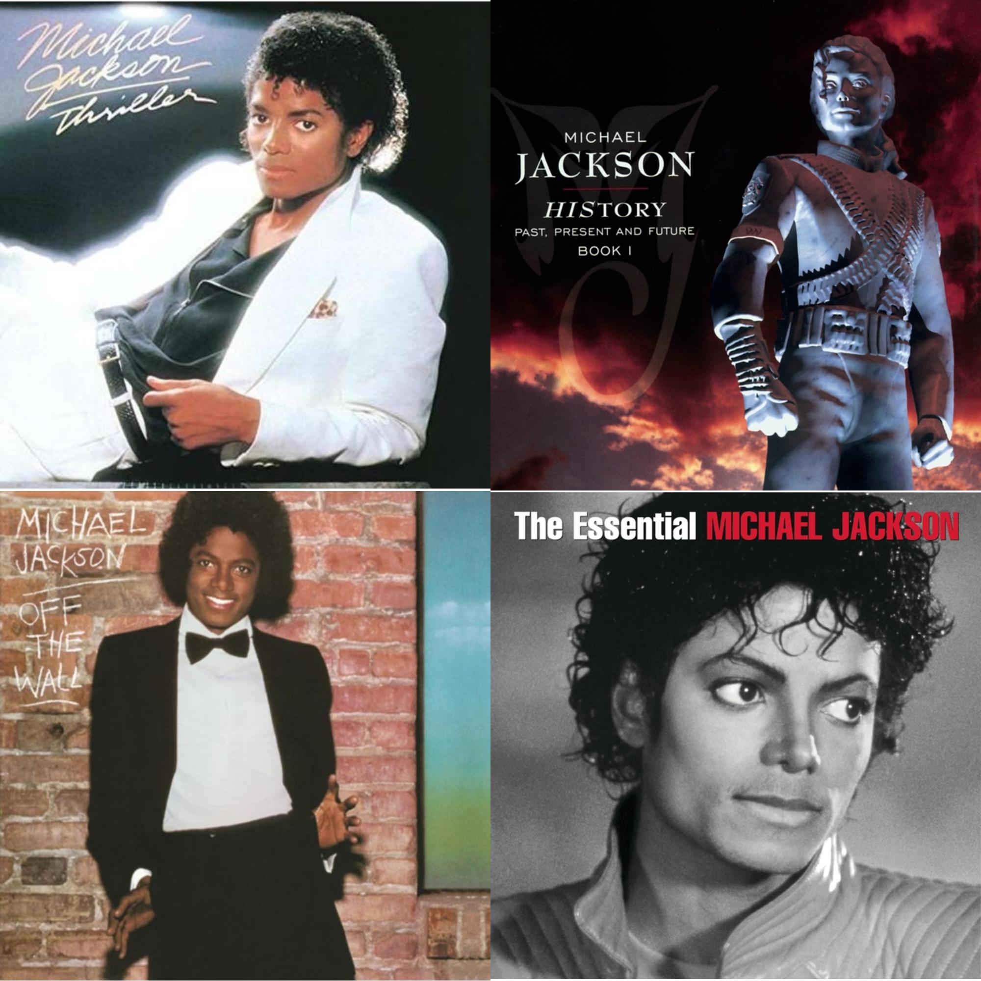 History: Past Present & Future Book 1 & Off The Wall & Essential Michael Jackson & Thriller