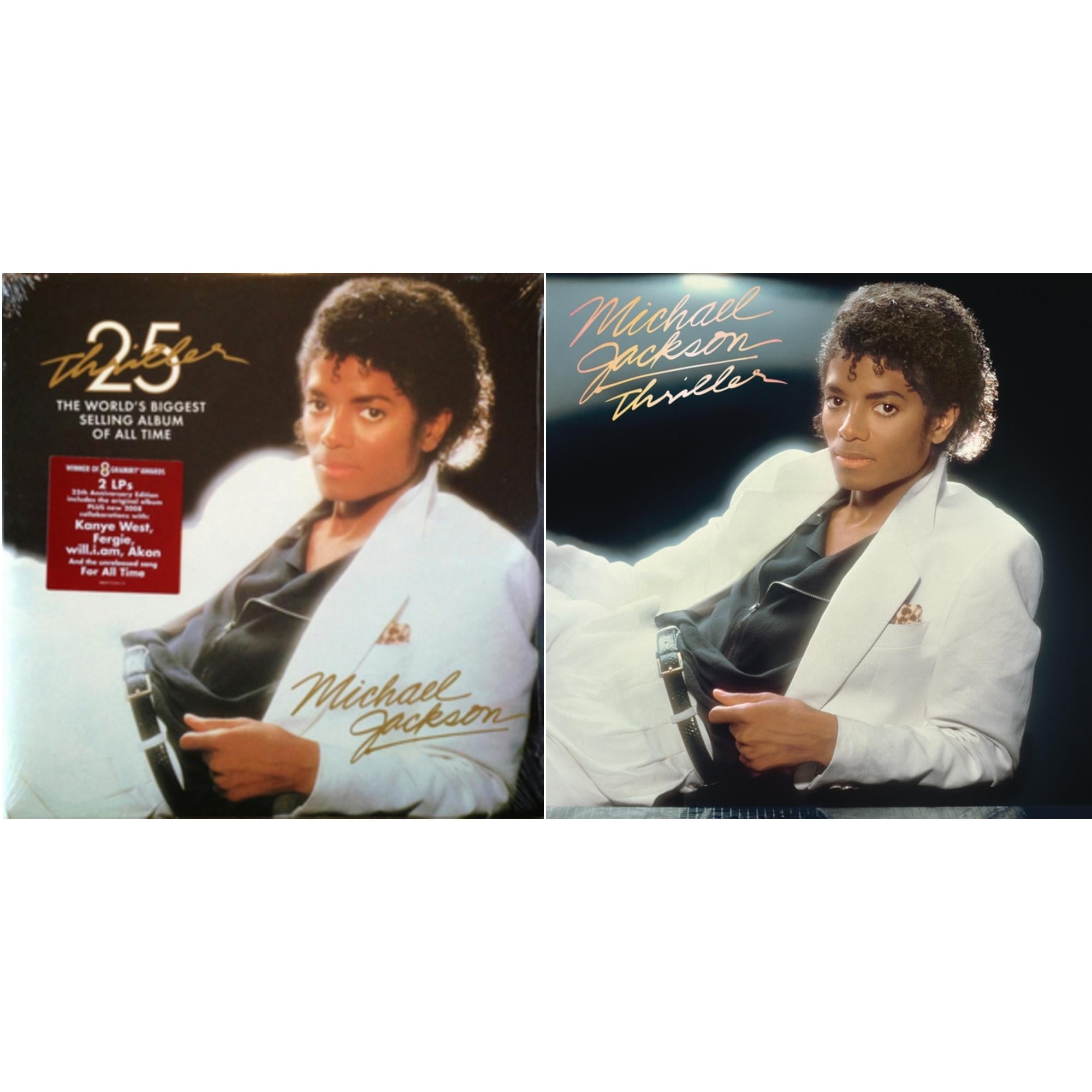 Michael Jackson - Thriller (25Th Anniversary Edition/2LP/180G/Gatefold) & Thriller (140G/Gatefold)