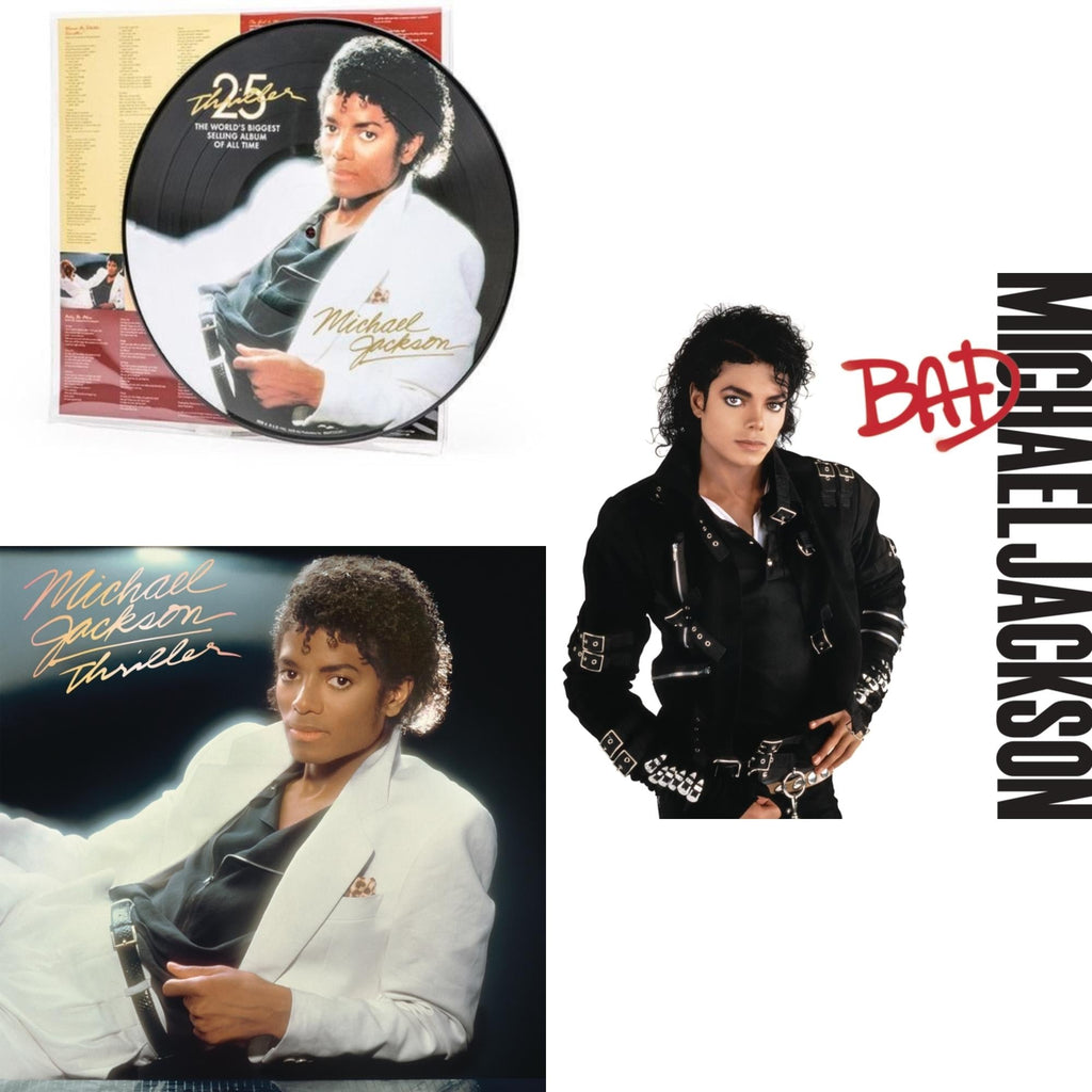Thriller (Picture Disc) & Thriller (140G/Gatefold) & Bad (140G/Gatefold)