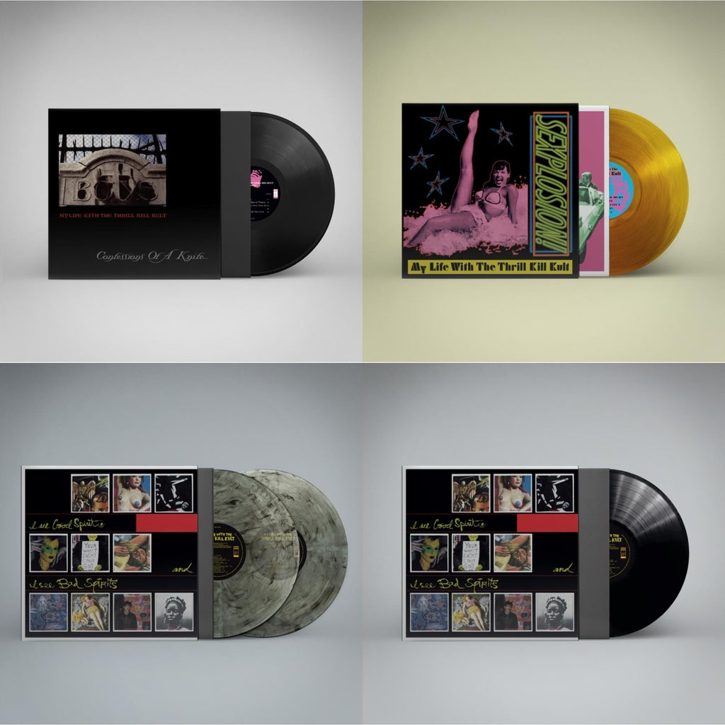 My Life With The Thrill Kill Kult - Confessions Of A Knife & Sexplosion! (Reissue/Limited/Orange LP Vinyl) & I See Good Spirits & I See Bad Spirits (2LP/Coke Bottle Clear Vinyl) (Ams Exclusive) & I See Good Spirits & I See Bad Spirits (Ams Exclusive)