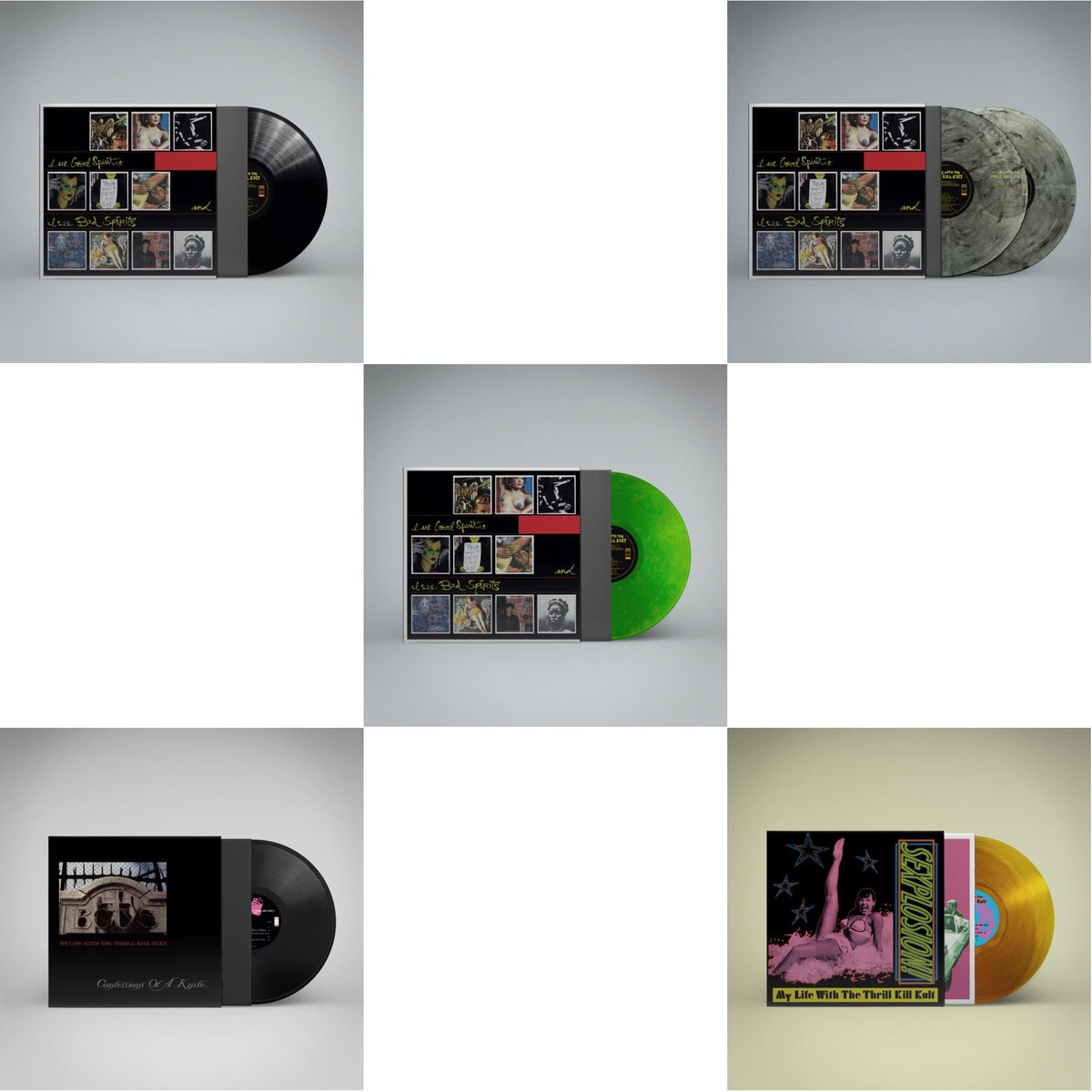My Life With The Thrill Kill Kult - I See Good Spirits & I See Bad Spirits (Ams Exclusive) & Confessions Of A Knife & I See Good Spirits & I See Bad Spirits (Neon Green LP Vinyl) (Ams Exclusive) & I See Good Spirits & I See Bad Spirits (2LP/Coke