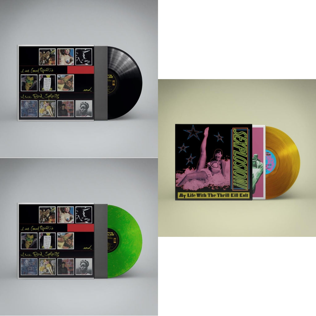 My Life With The Thrill Kill Kult - I See Good Spirits & I See Bad Spirits (Ams Exclusive) & I See Good Spirits & I See Bad Spirits (Neon Green LP Vinyl) (Ams Exclusive) & Sexplosion! (Reissue/Limited/Orange LP Vinyl)