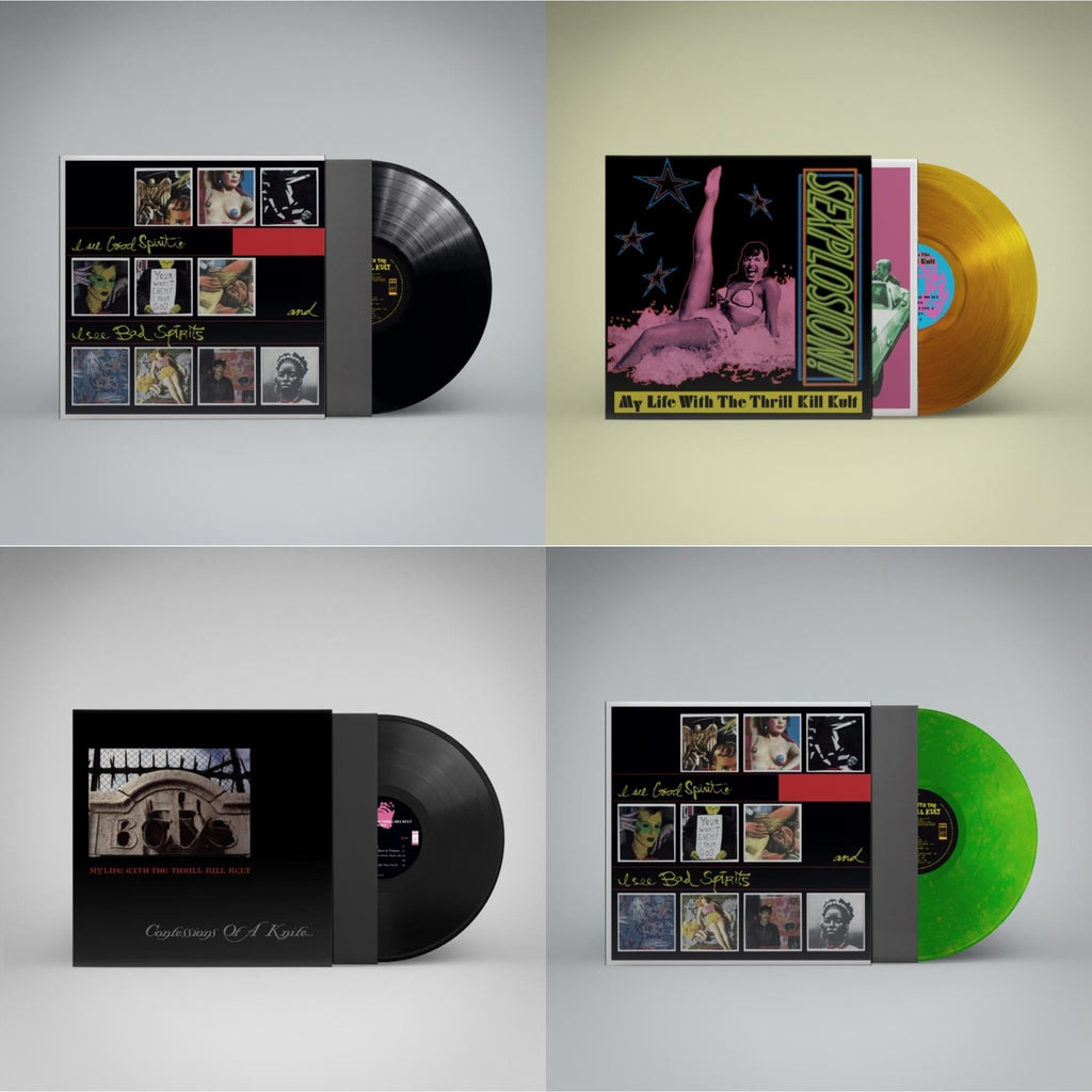 My Life With The Thrill Kill Kult - I See Good Spirits & I See Bad Spirits (Ams Exclusive) & Sexplosion! (Reissue/Limited/Orange LP Vinyl) & Confessions Of A Knife & I See Good Spirits & I See Bad Spirits (Neon Green LP Vinyl) (Ams Exclusive)