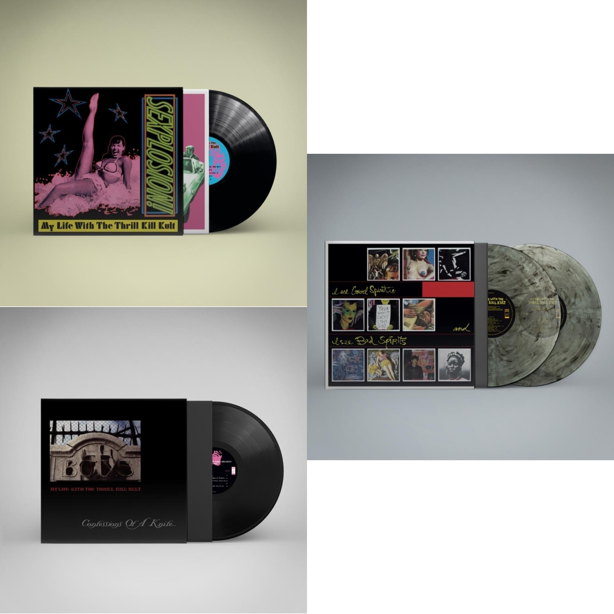 My Life With The Thrill Kill Kult - Sexplosion! (Reissue) & Confessions Of A Knife & I See Good Spirits & I See Bad Spirits (2LP/Coke Bottle Clear Vinyl) (Ams Exclusive)