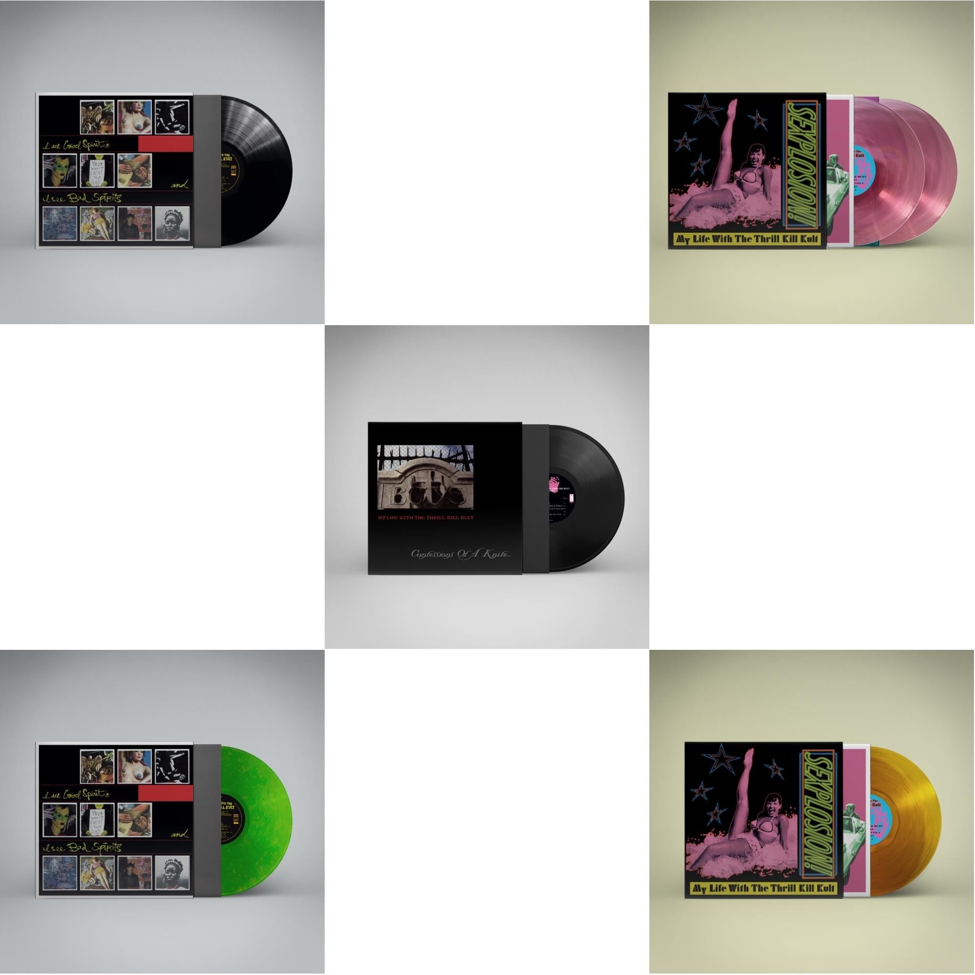 I See Good Spirits & I See Bad Spirits (Ams Exclusive) & I See Good Spirits & I See Bad Spirits (Neon Green LP Vinyl) (Ams Exclusive) & Confessions Of A Knife & Sexplosion! (2LP/Reissue/Pink Vinyl) & Sexplosion! (Reissue/Limited/Orange LP Vinyl)