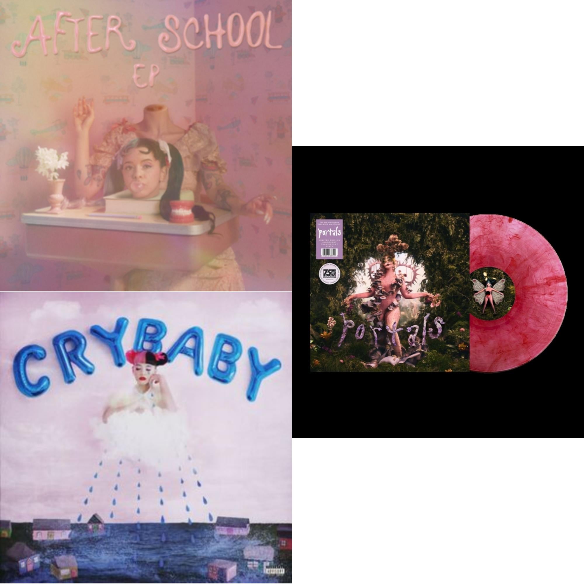 Portals (Bloodshot Translucent LP Vinyl) & Cry Baby (X) (Deluxe Edition/2LP) & After School Ep (X) (Baby Blue LP Vinyl)