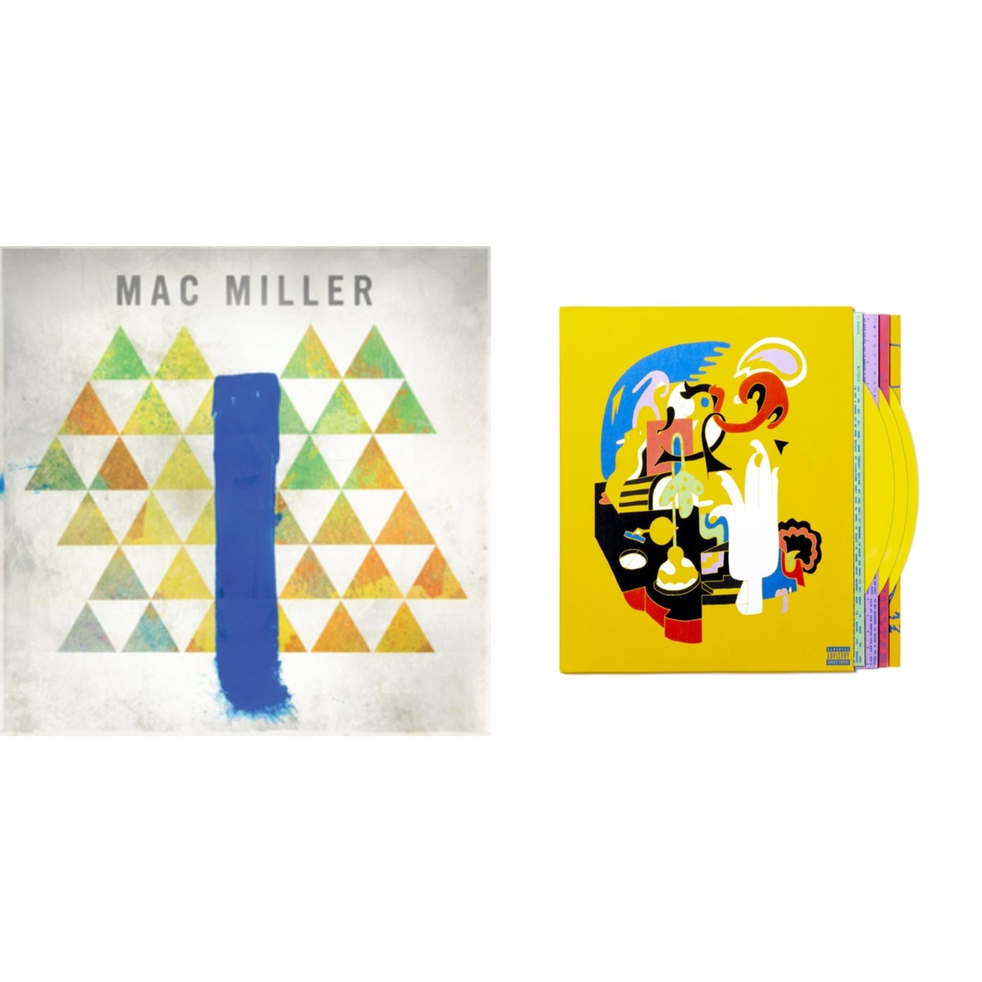 Mac Miller - Faces (3LP/Yellow Vinyl) & Blue Slide Park