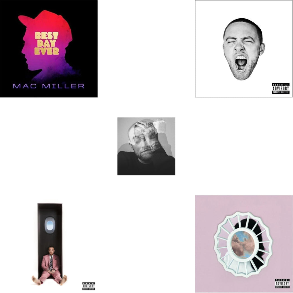 Mac Miller - Best Day Ever & Swimming (X) & Circles & Go:Od Am (X) & Divine Feminine (X) - CD Bundle