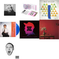 Mac Miller - Circles (2LP/Clear Vinyl) & Swimming (5 Year) (2LP/Milky Clear/Hot Pink/Sky Blue Marble Vinyl) & Blue Slide Park & Npr Music Tiny Desk Concert (Translucent Blue LP Vinyl/B-Side Etching/Insert) & Best Day Ever (Import) & Watching Movies