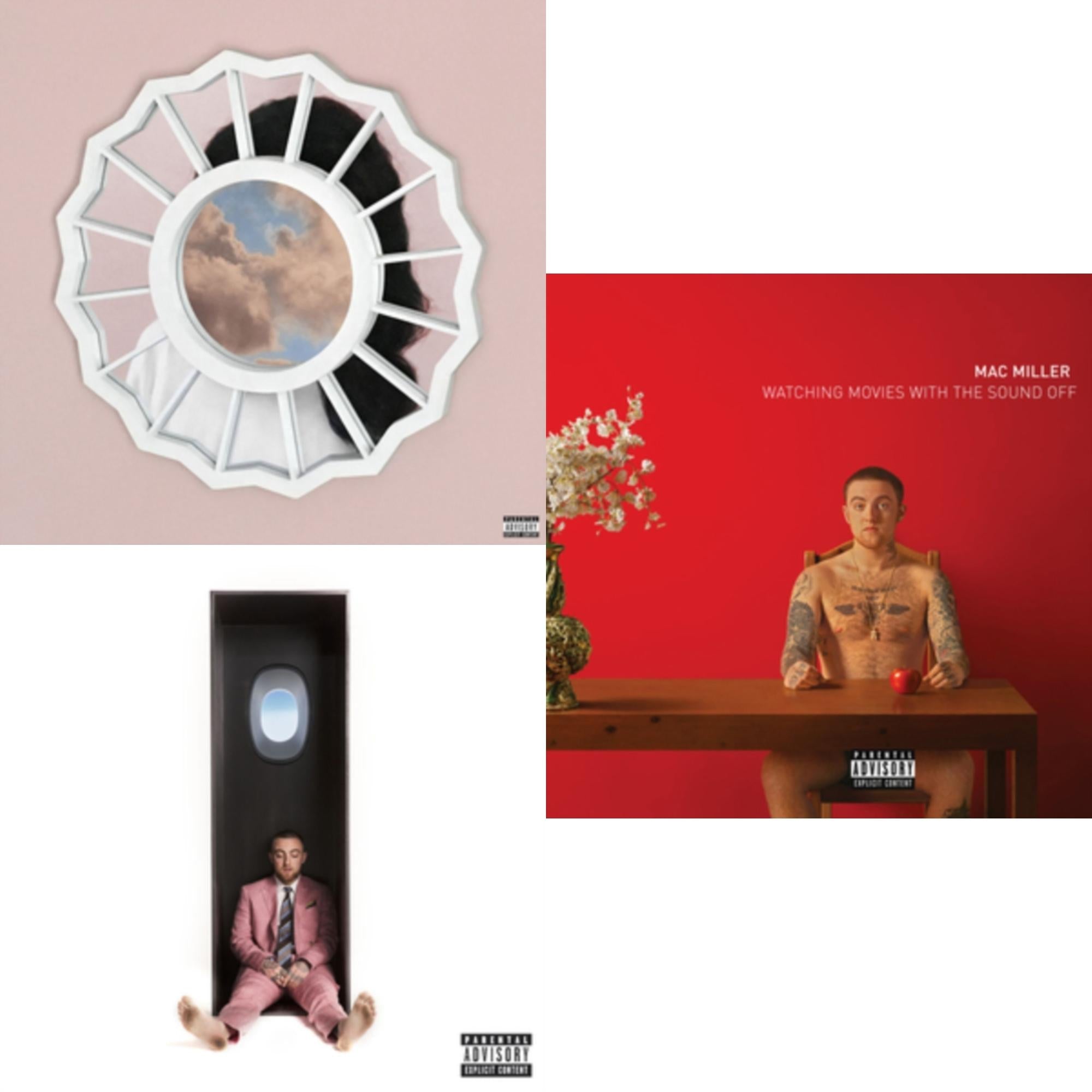 Mac Miller - Divine Feminine (X) & Swimming (X) & Watching Movies With The Sound Off - LP Vinyl Bundle