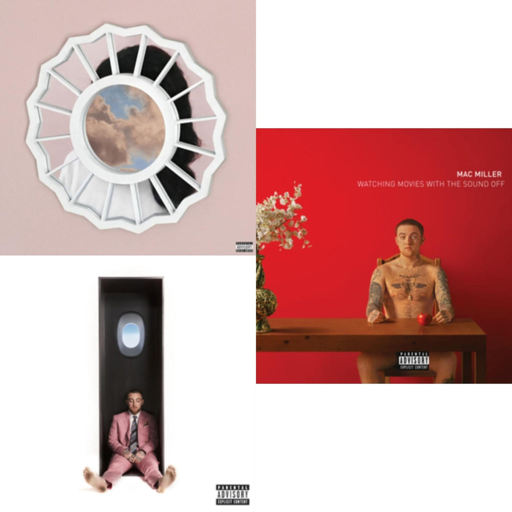 Mac Miller - Divine Feminine (X) & Swimming (X) & Watching Movies With The Sound Off - LP Vinyl Bundle