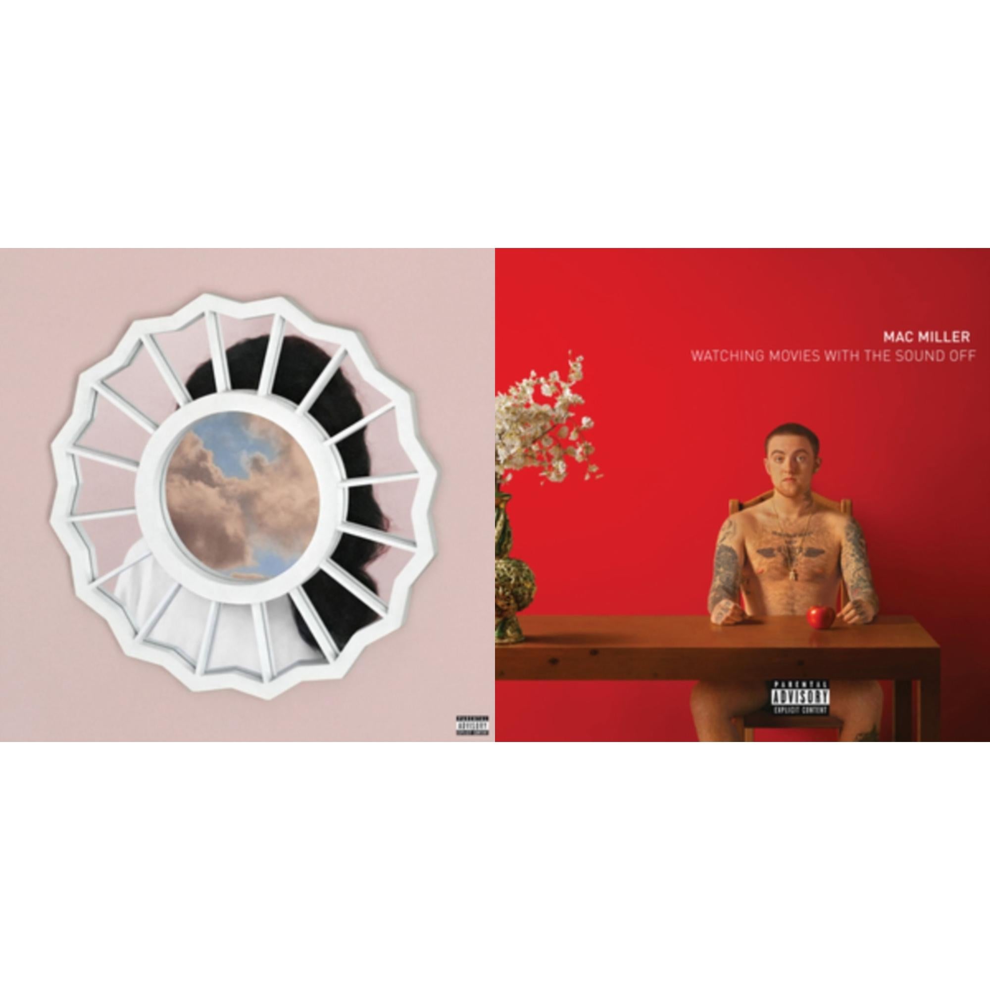 Mac Miller - Divine Feminine (X) & Watching Movies With The Sound Off - LP Vinyl Bundle
