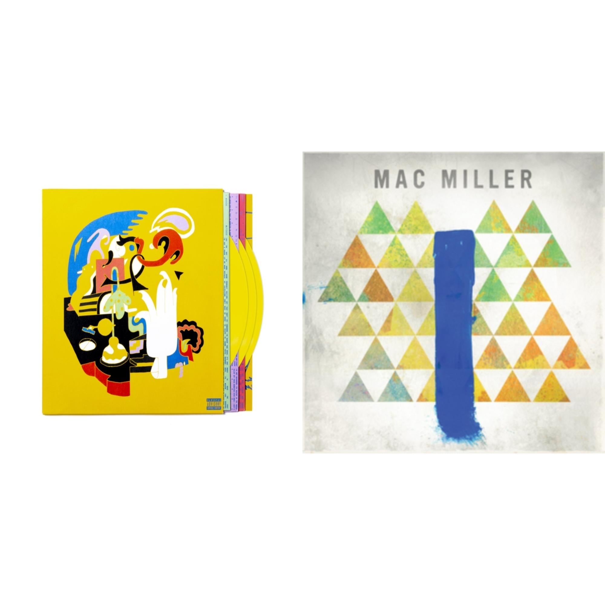 Mac Miller - Faces (3LP/Yellow Vinyl) & Blue Slide Park