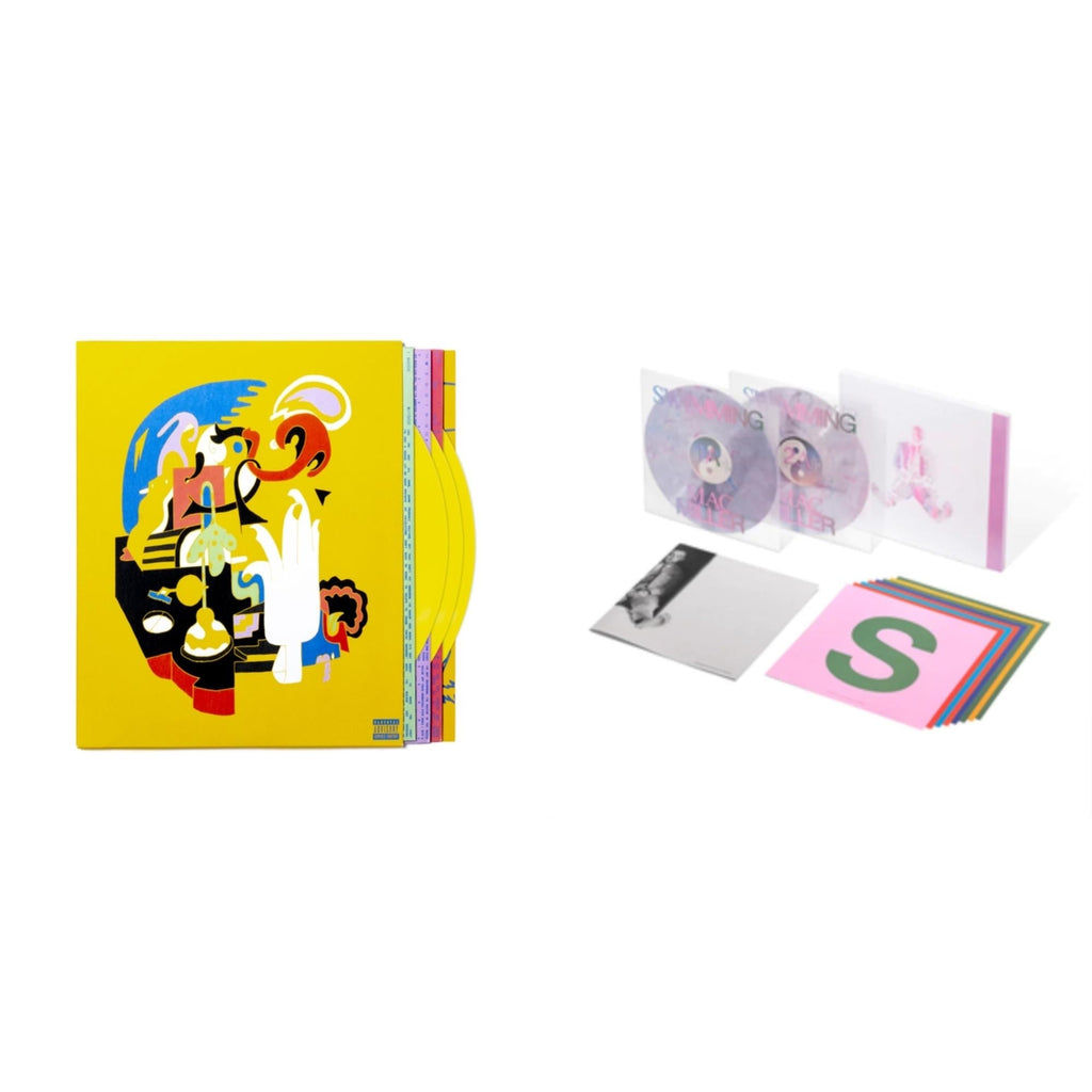 Mac Miller - Swimming (5 Year) (2LP/Milky Clear/Hot Pink/Sky Blue Marble Vinyl) & Faces (3LP/Yellow Vinyl)