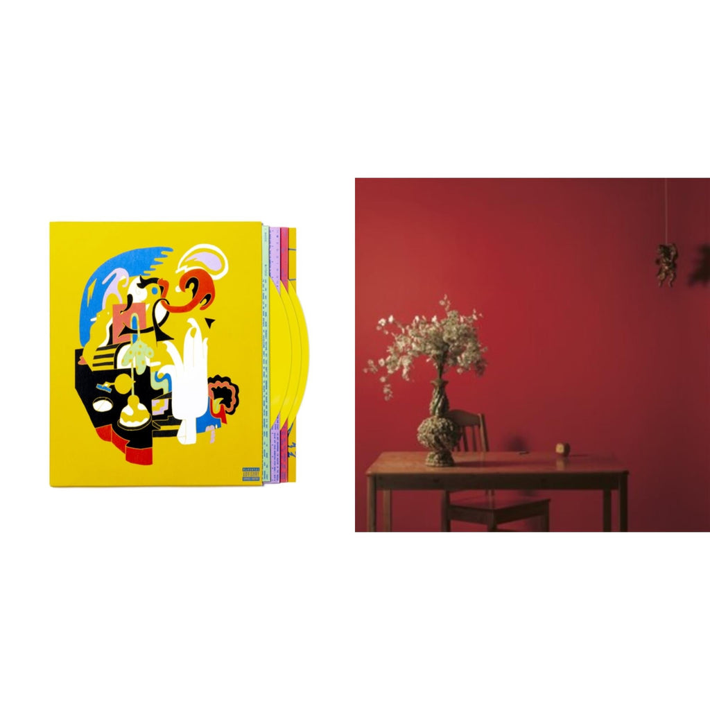 Faces (3LP/Yellow Vinyl) & Watching Movies With The Sound Off (10 Year Anniversary/Galaxy Vinyl/2LP/180G/10Inch Picture Disc)