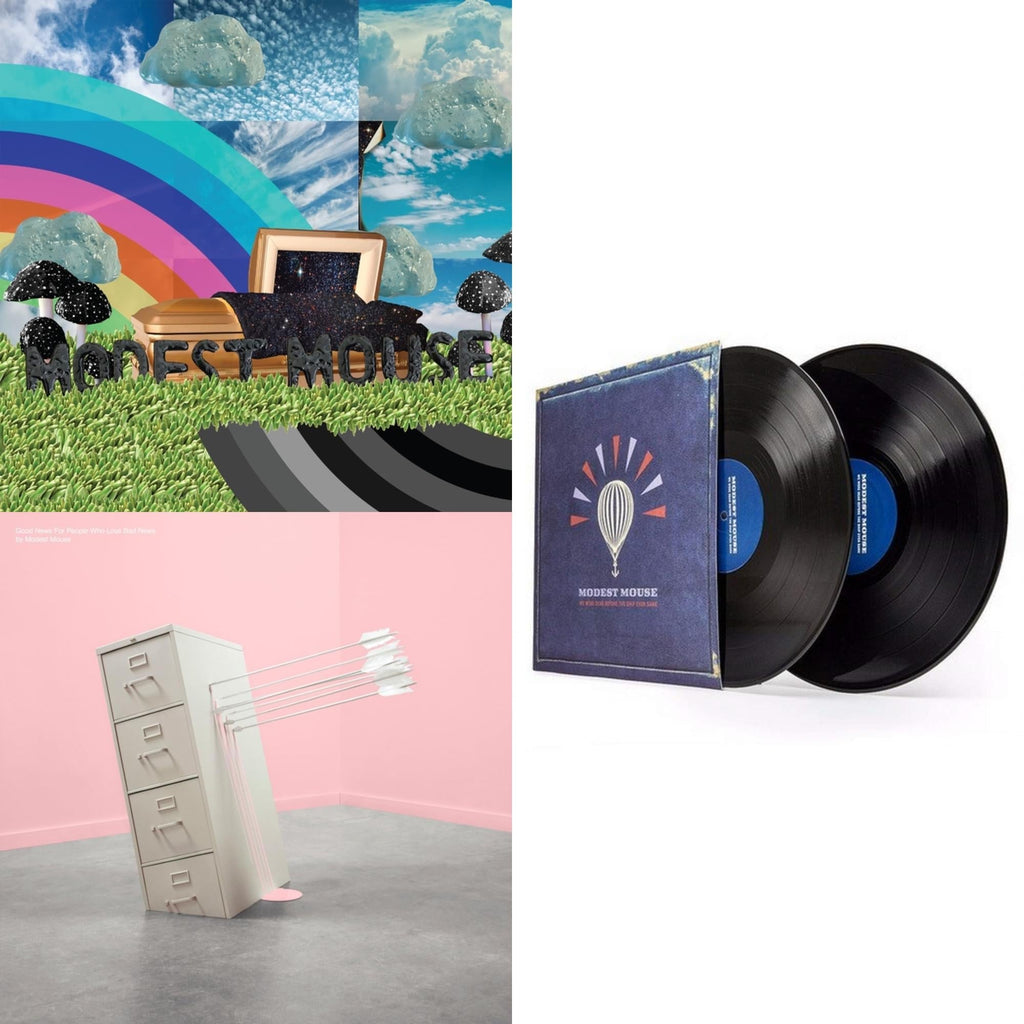 Golden Casket (X) (2LP) & Good News For People Who Love Bad News (Deluxe) (2LP/Baby Pink & Spring Green Vinyl) & We Were Dead Before The Ship Even Sank