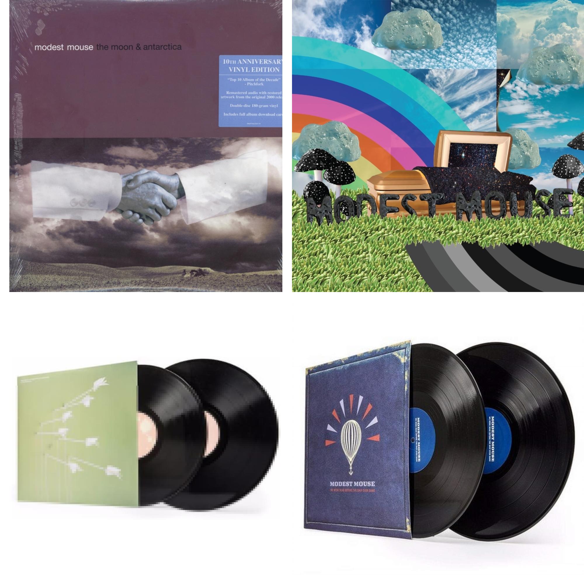 Modest Mouse - Golden Casket (X) (2LP) & Good News For People Who Love Bad News (Pa/2LP/180G/Gatefold) & We Were Dead Before The Ship Even Sank & Moon & Antarctica (2LP/Dl Card/180G/10Th Anniversary Edition)