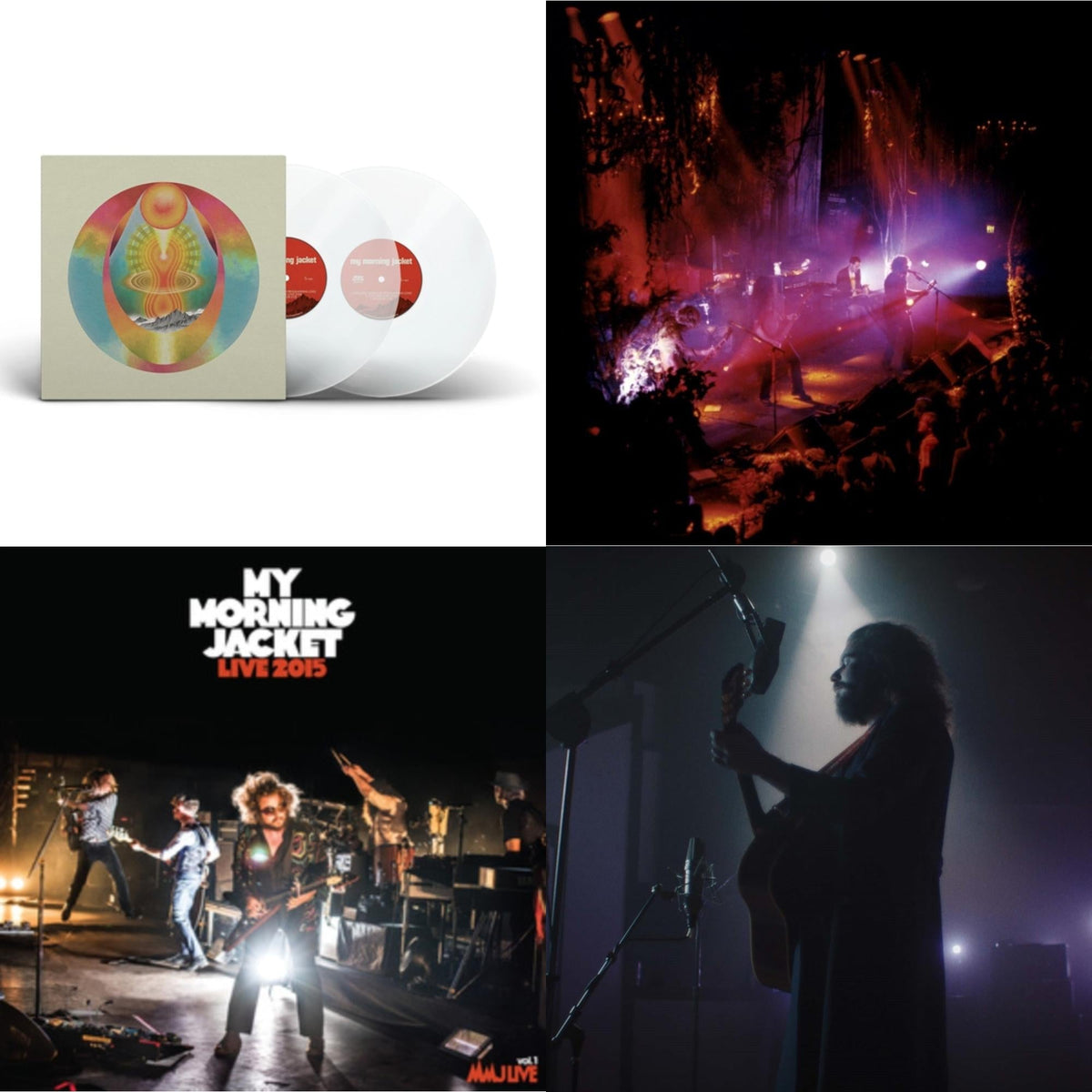 Live 2015 (White Vinyl/3LP) & My Morning Jacket (Clear Vinyl/2LP) & Okonokos (Deluxe/Unique Colored Vinyl/4LP/Book & Live From Rca Studio A (Jim James Acoustic)